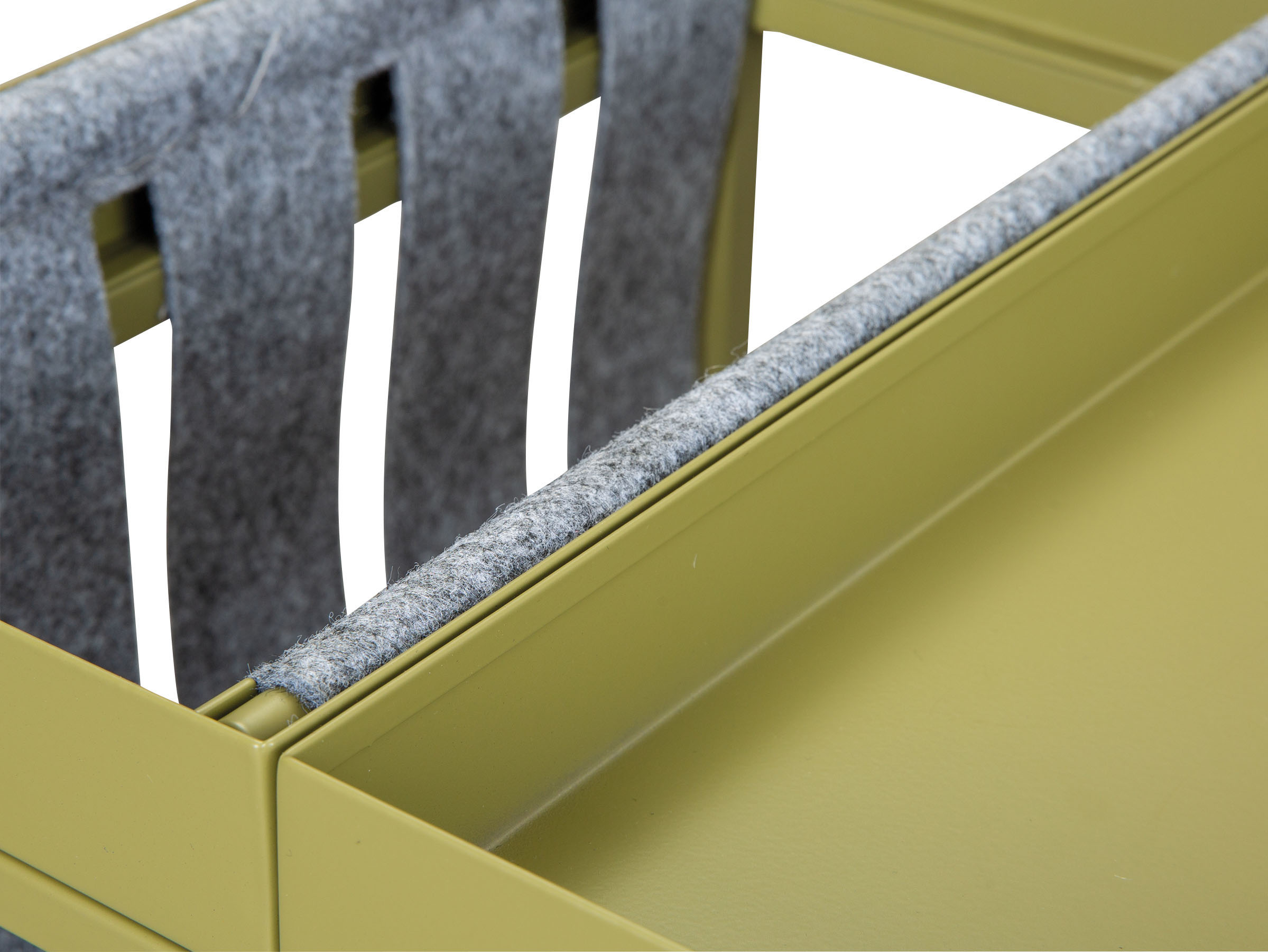 Thumbnail - Inter Link Beistelltisch "Club NY" mit praktischem Ablagefach aus Filz