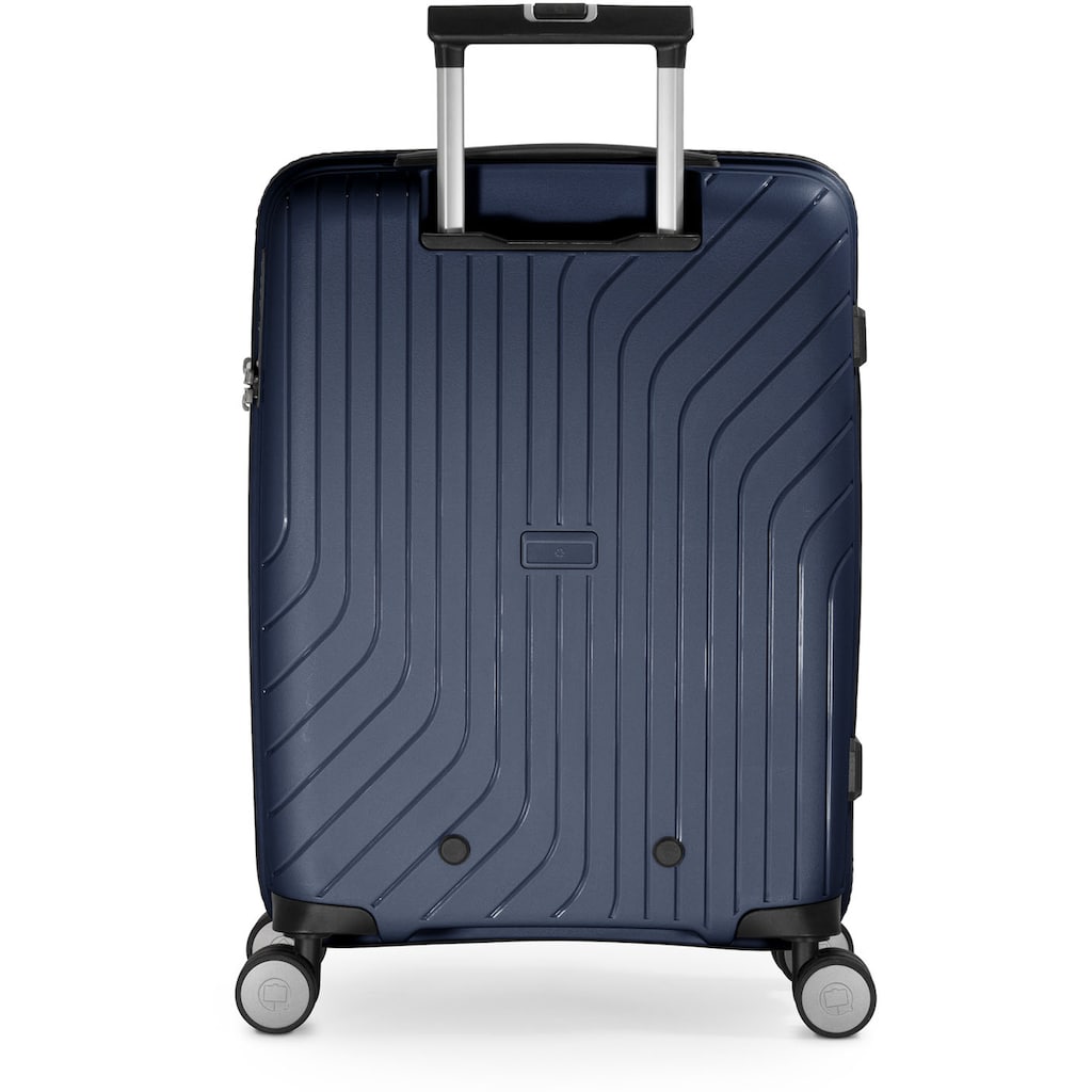 Hauptstadtkoffer Hartschalen-Trolley »TXL, dunkelblau, 55 cm«, 4 Rollen