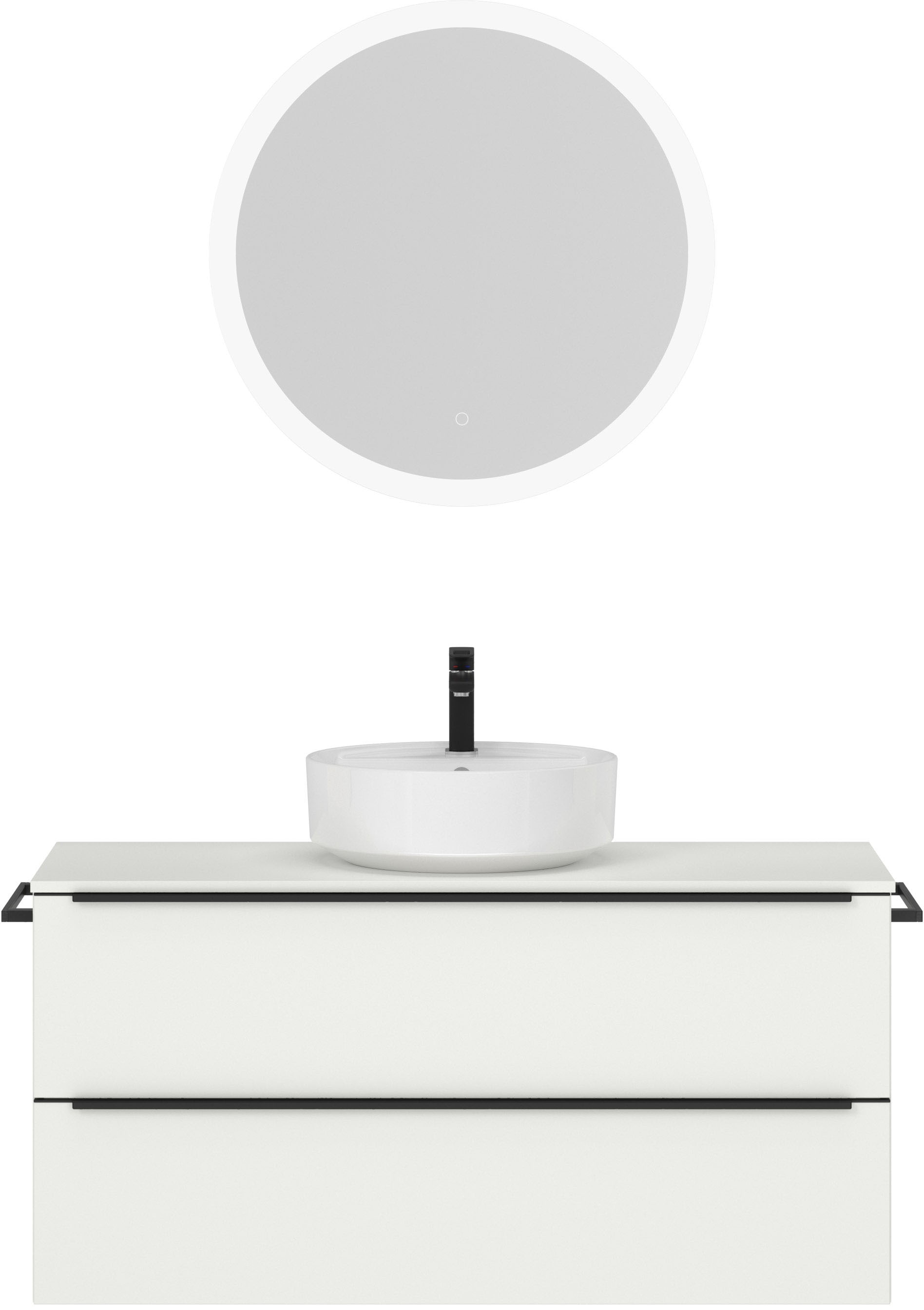 nobilia Badmöbel-Set "Alvene" vormontiert, mit Soft-Close, 2 Stk. tlg. günstig online kaufen