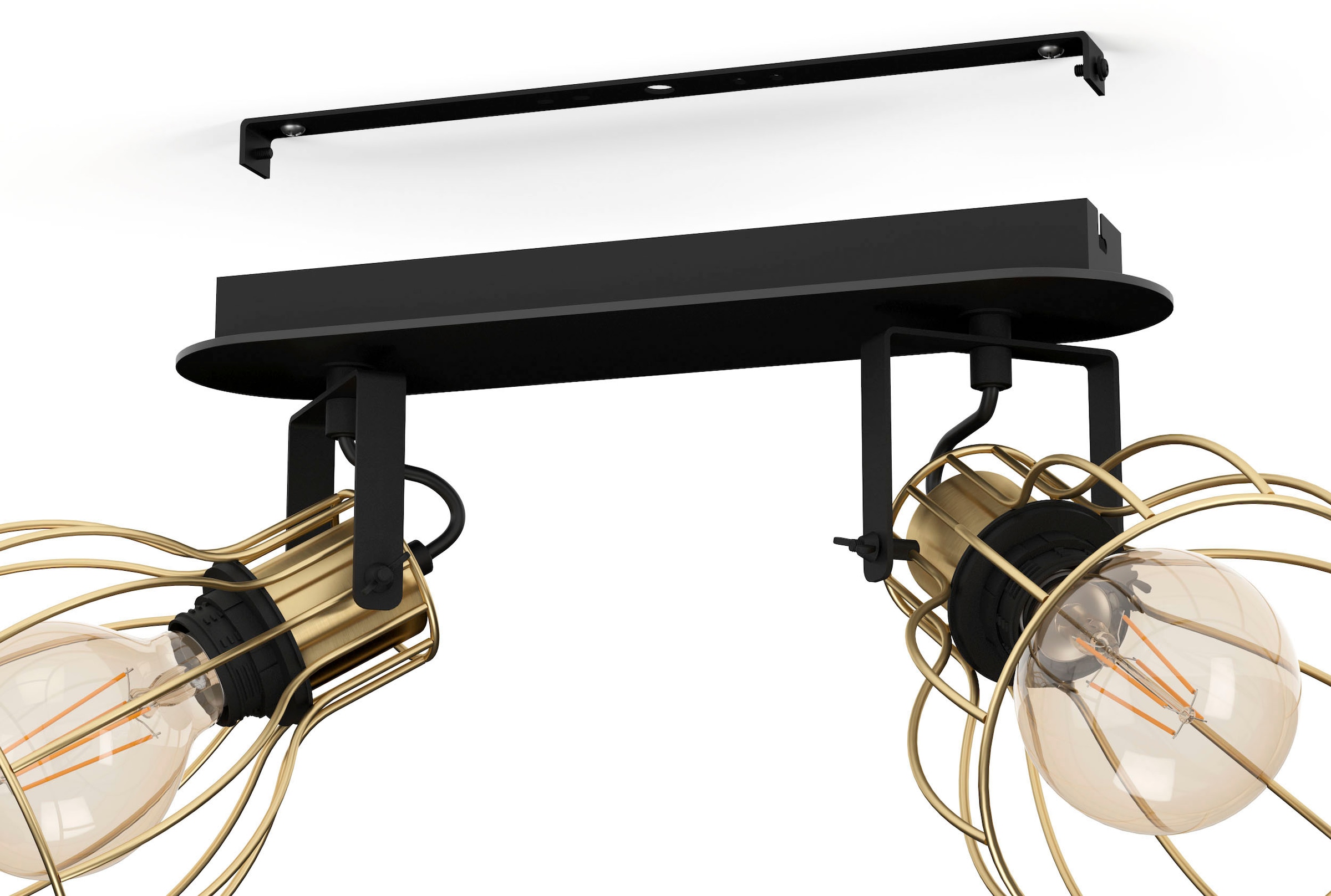 EGLO Deckenspot »SAMBATELLO«, Leuchtmittel E27 | Leuchtmittel wechselbar-ohne Leuchtmittel, Deckenlampe, Lampe Decke, Deckenleuchte, Deckenspot mit E27 Fassung