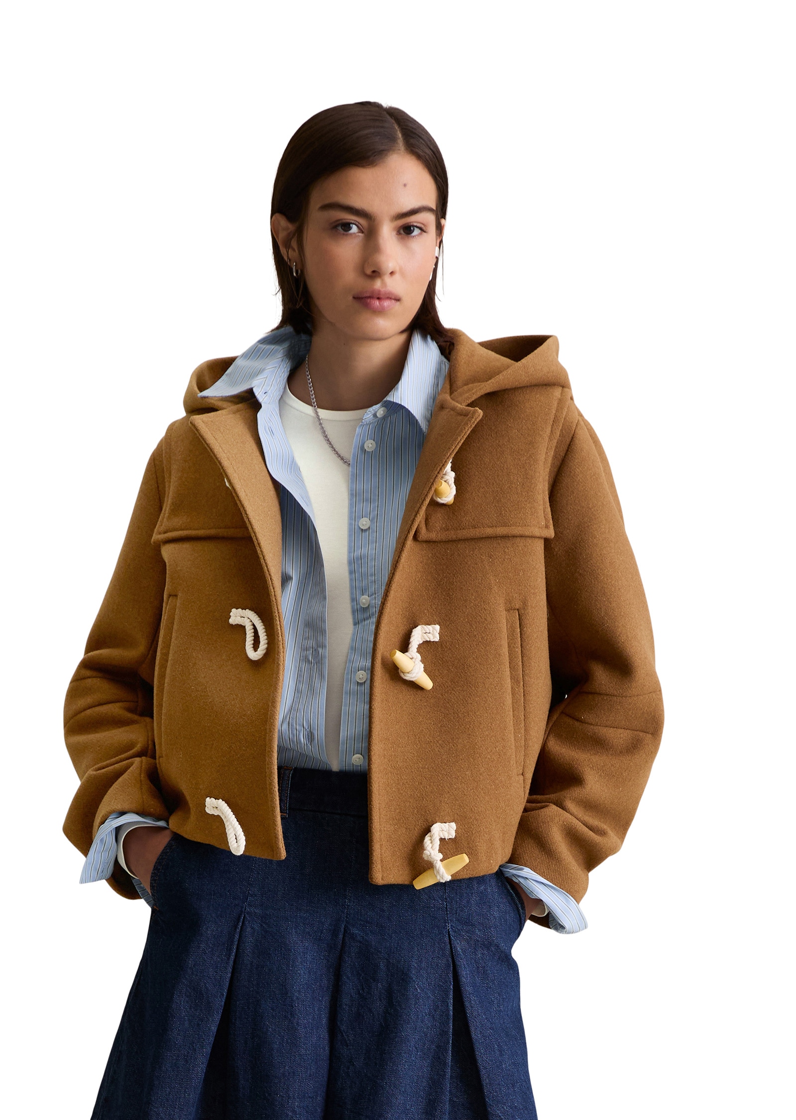 Marc OPolo DENIM Outdoorjacke "mit recycelter Wolle" günstig online kaufen