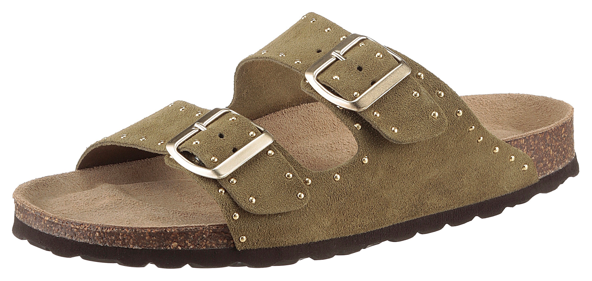 Aniston SHOES Pantolette, Sommerschuh, Strandschuh, Nieten - NEUE KOLLEKTION