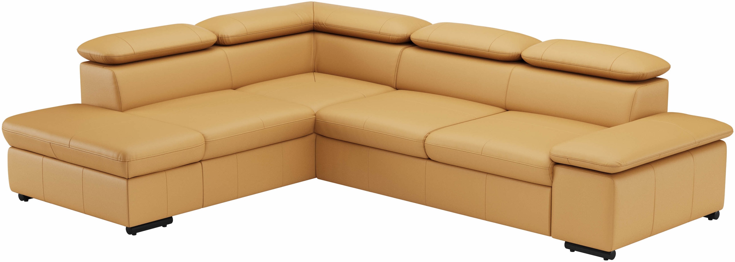 sit&more Ecksofa »Alcudia L-Form«, mit Armteilverstellung, optional Kopfteilverstellung und Bettfunktion