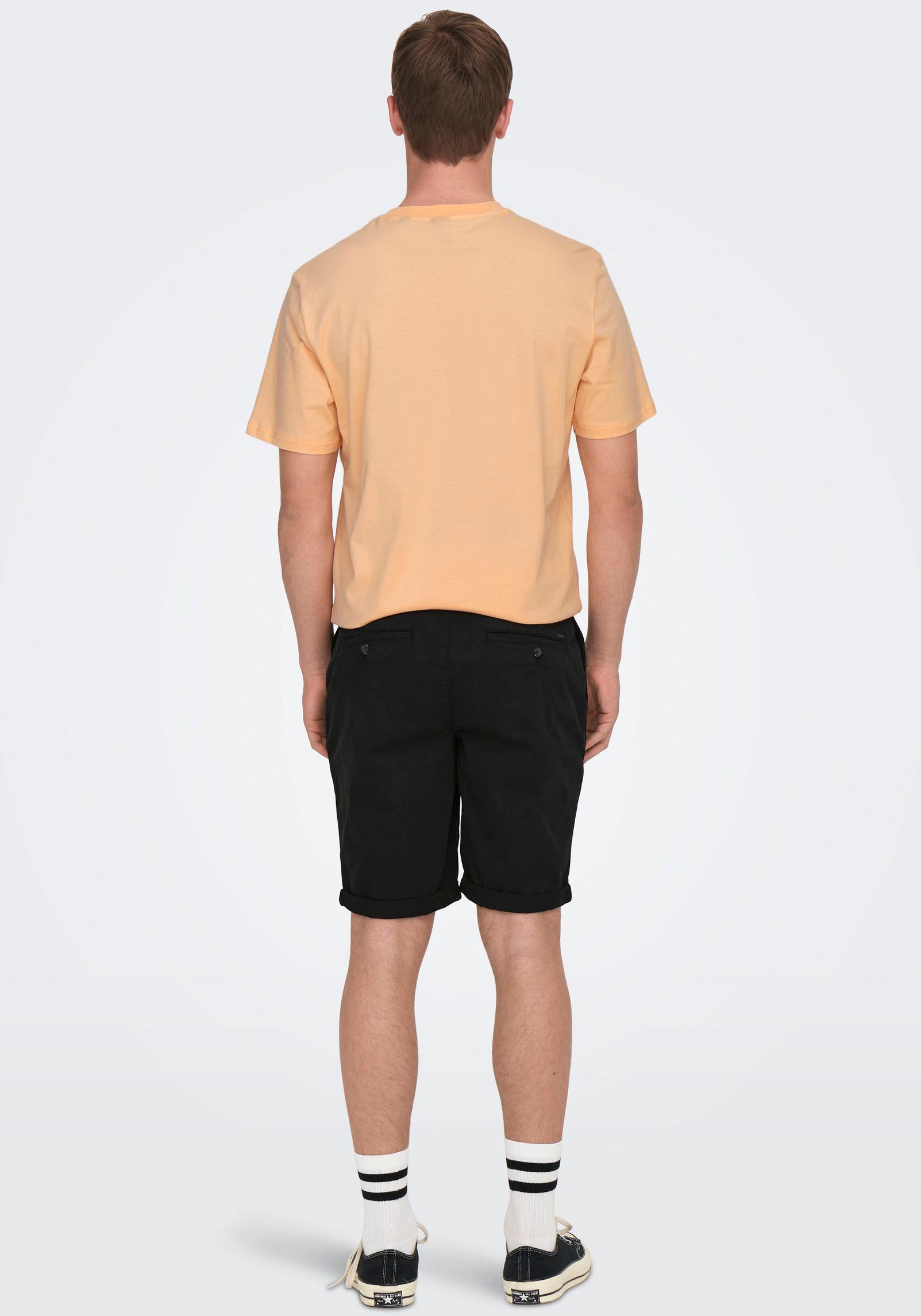 ONLY & SONS Jeansshorts »ONSPETER REG TWILL 4481 SHORTS NOOS«