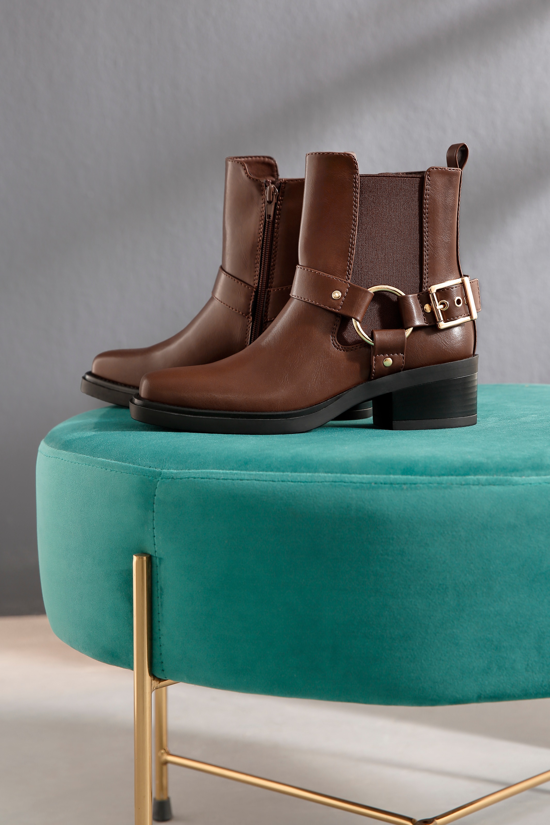 Aniston SHOES Westernstiefelette Cowboyboots, Blockabsatz, in schmaler Form günstig online kaufen