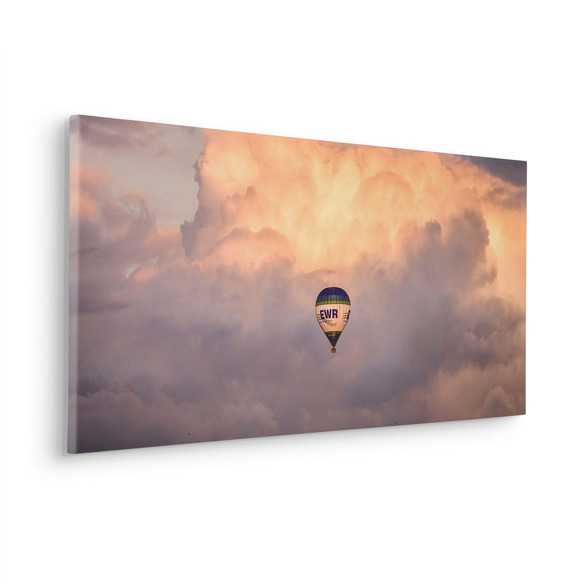 Komar Leinwandbild "Flying Balloon - Größe 40 x 90 cm" Natur 1 Stk. tlg. Ke günstig online kaufen