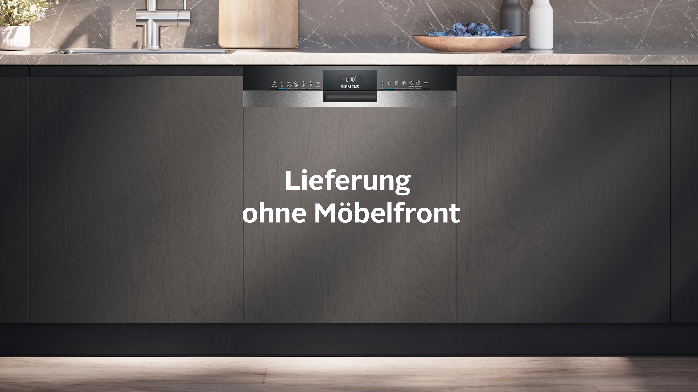 SIEMENS teilintegrierbarer Geschirrspüler iQ300 »SN53ES14CE«, 13 Maßgedecke