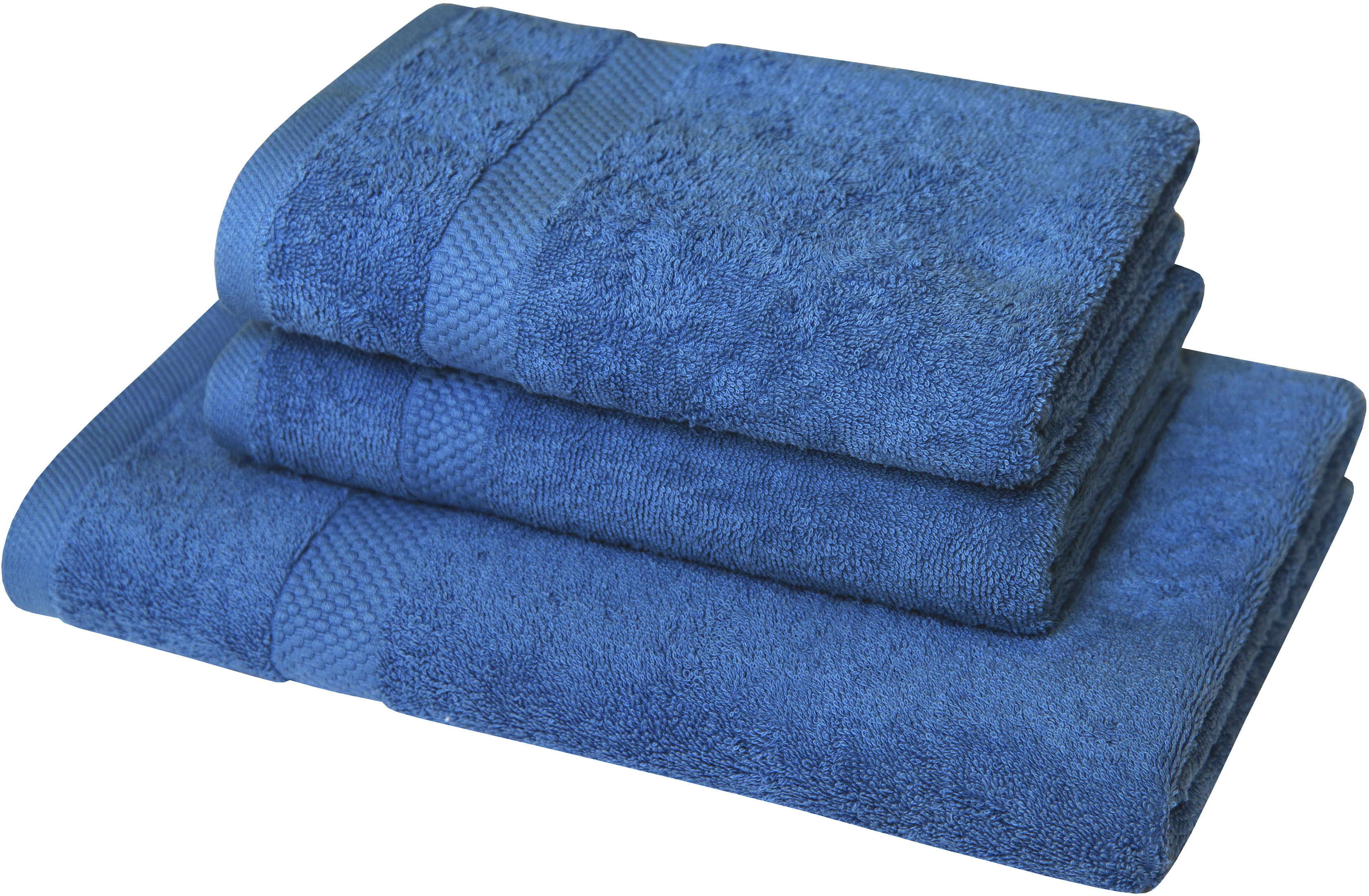 Dyckhoff Handtuch Set "Planet" Set 3 Stk. Walkfrottier 2 Handtücher (50x100cm), 1 Duschtuch (70x140cm)