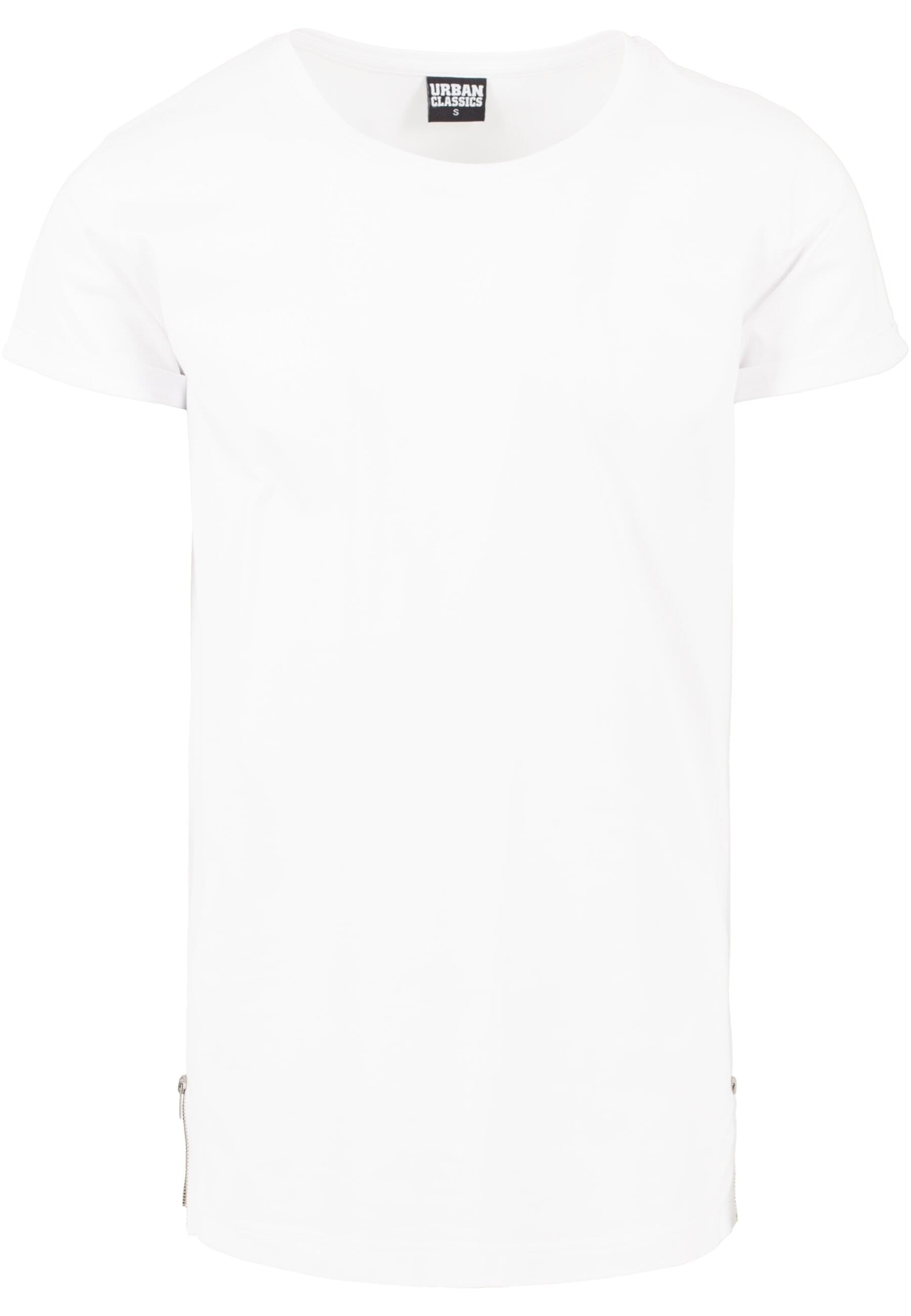 URBAN CLASSICS T-Shirt "Urban Classics Herren Long Shaped Side Zip Tee"