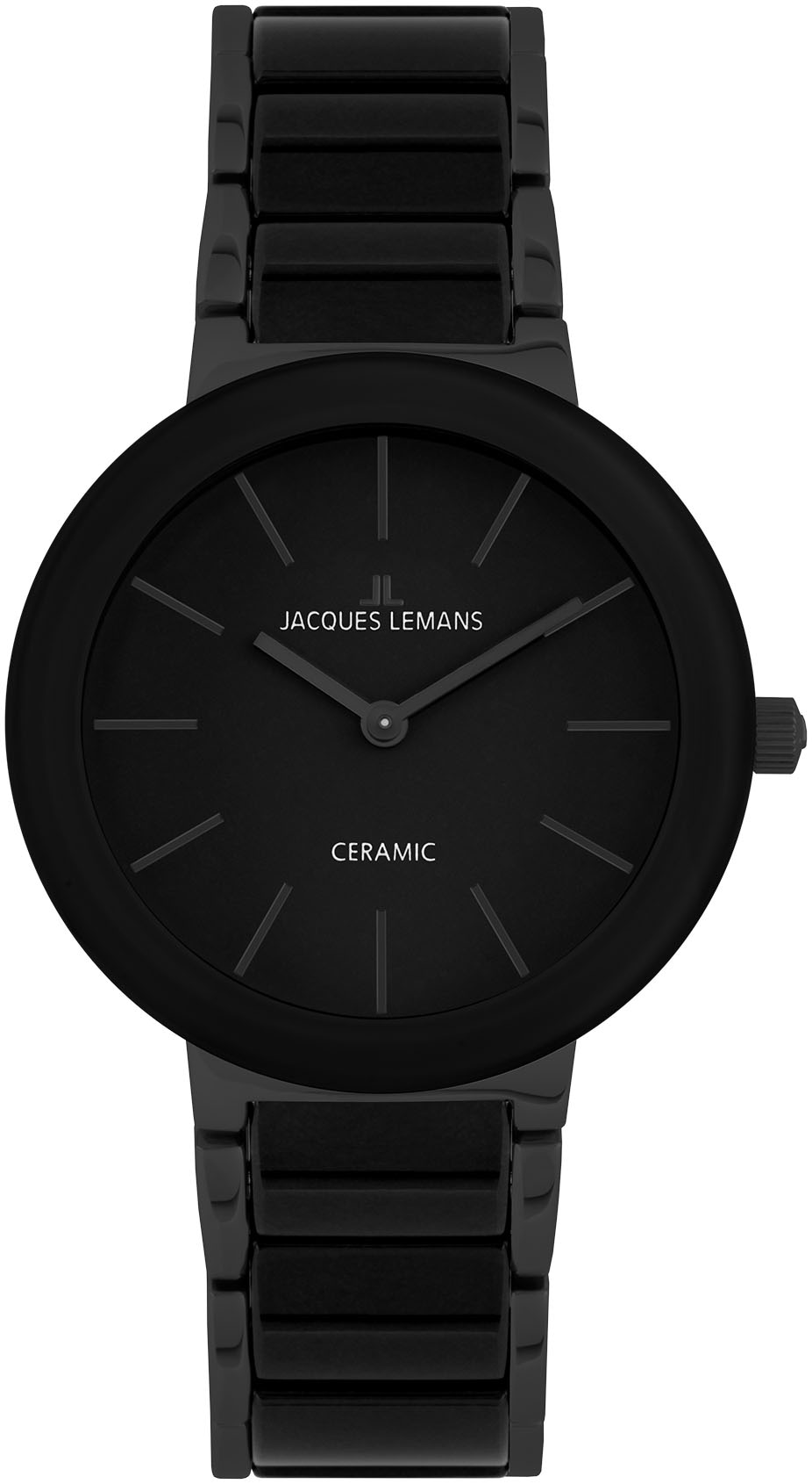 Jacques Lemans Keramikuhr »Monaco«, Quarzuhr, Armbanduhr, Damenuhr, bis 10 bar wasserdicht, analog