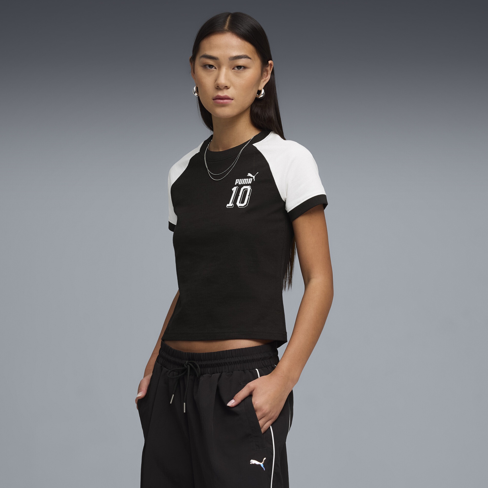 PUMA T-Shirt "FUTURE.PUMA.ARCHIVE Slim Ringer-T-Shirt Damen" günstig online kaufen