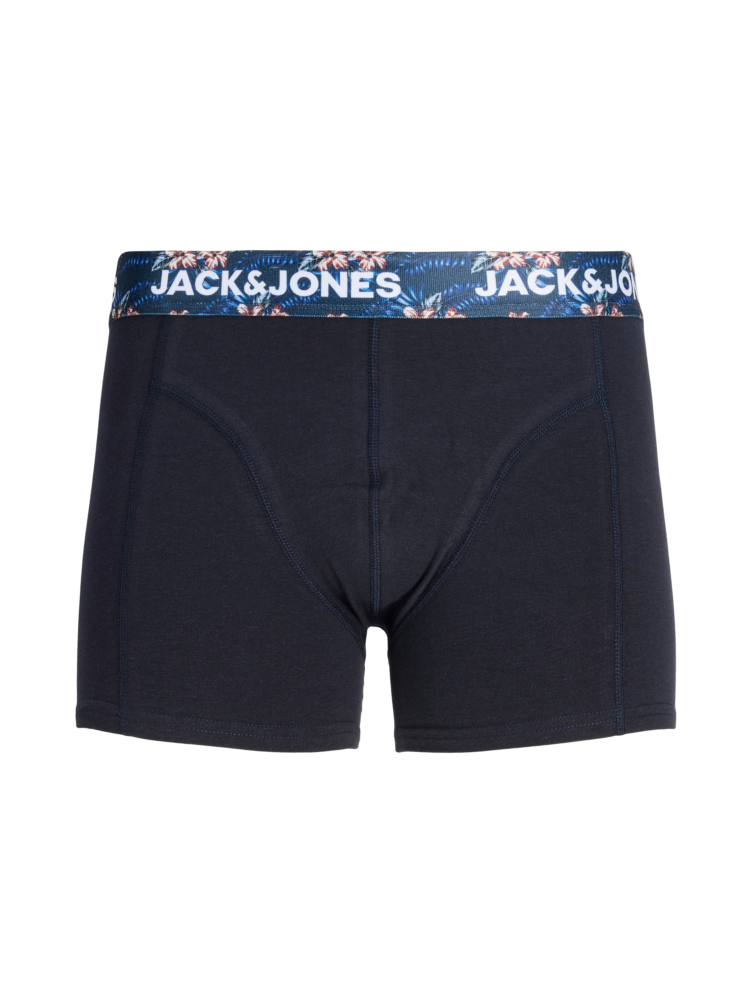 Jack & Jones Trunk »JACLAMINE FLOWER TRUNKS 3 PACK SN« Packung, 3 Stk. Baumwollmischung, elastischer Bund