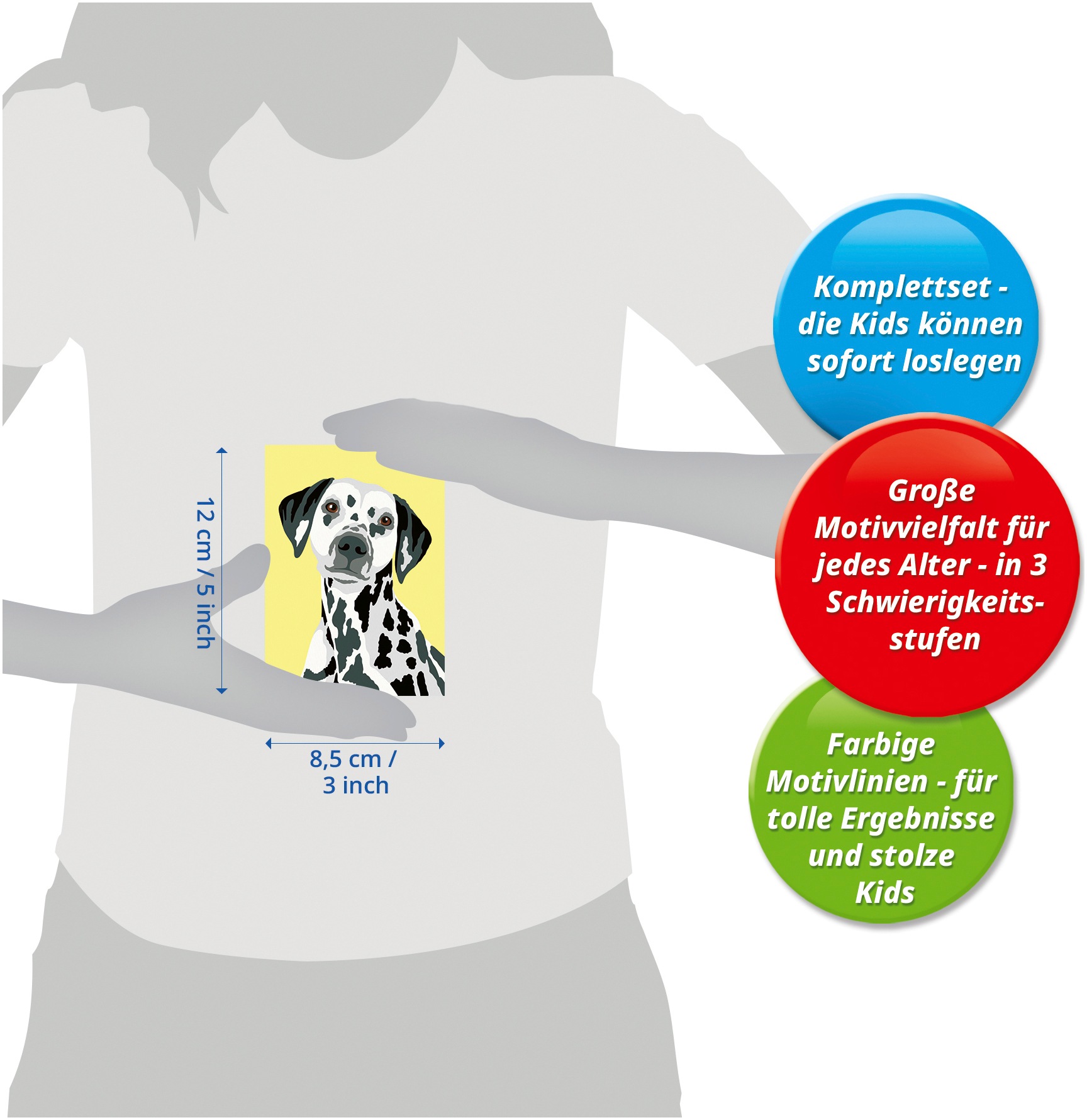 Ravensburger Malen nach Zahlen »CreArt, Niedlicher Hund«, Made in Europe