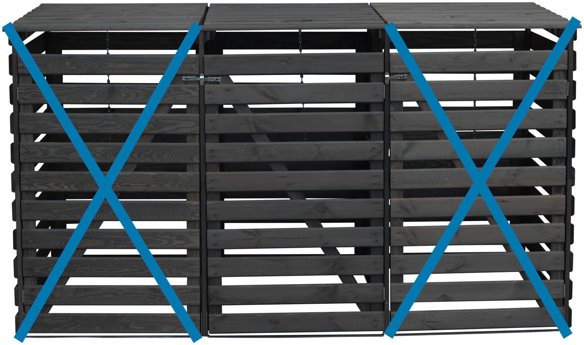 promadino Mülltonnenbox "Vario V Erweiterung" besonders robust aus zertifiz günstig online kaufen