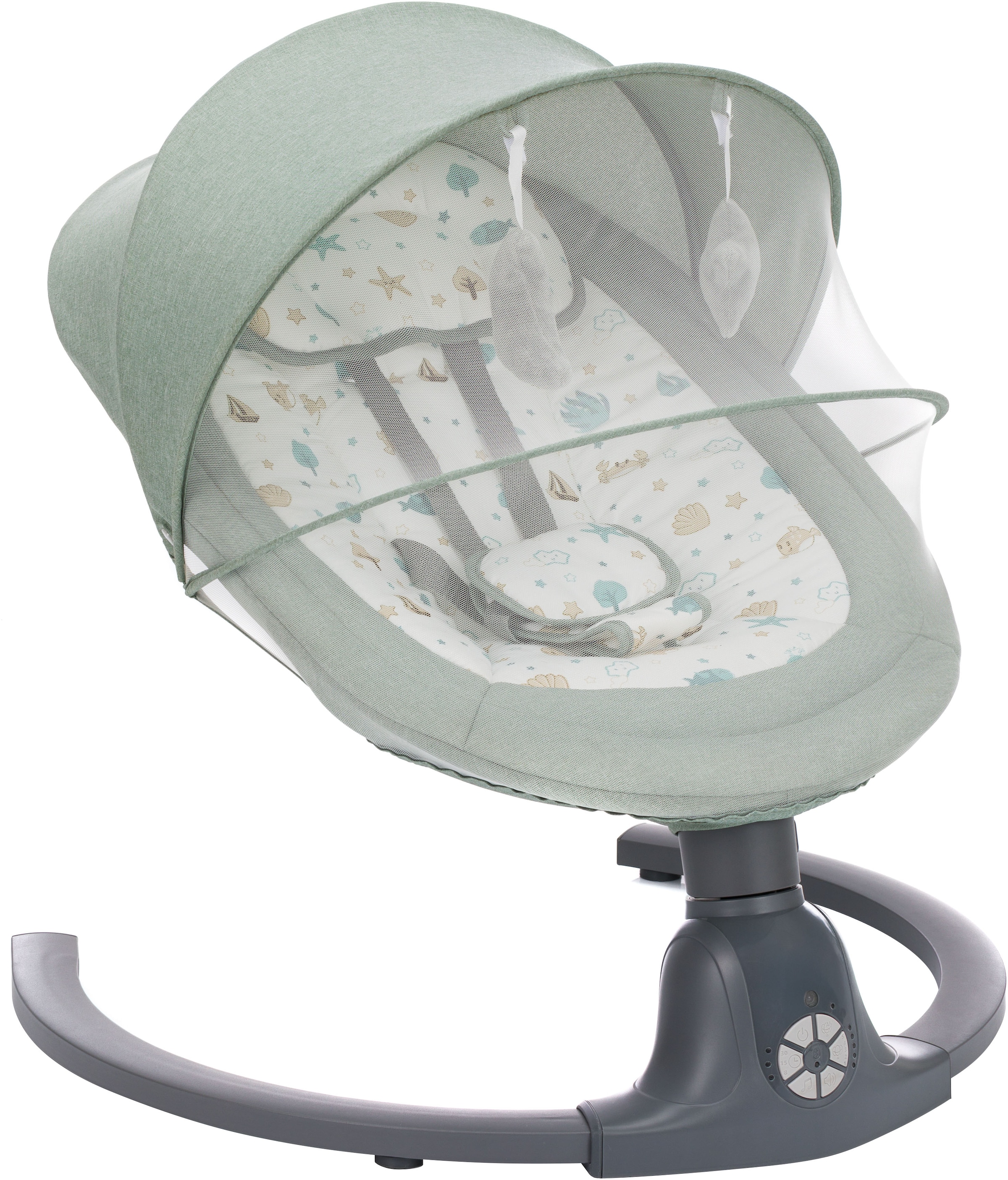 Fillikid Babywippe »Stella« bis 9 kg elektrisch; intelligente KI-Bewegungserkennung