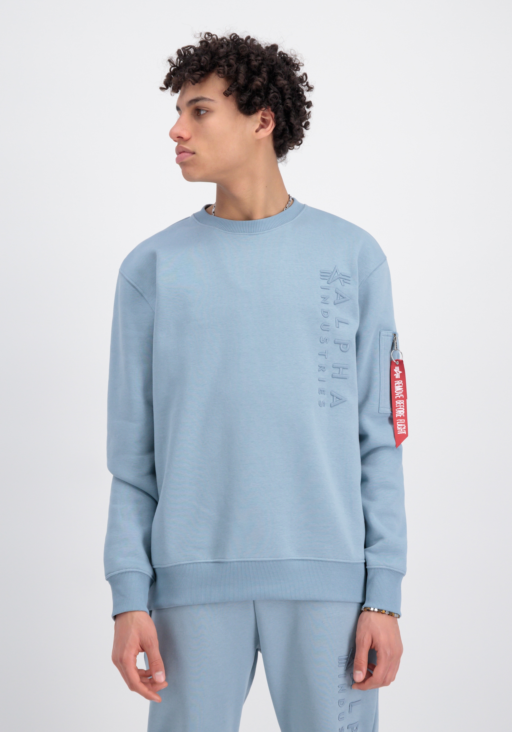 Alpha Industries Sweater "Alpha Industries Men - Sweatshirts Embroidery Swe günstig online kaufen