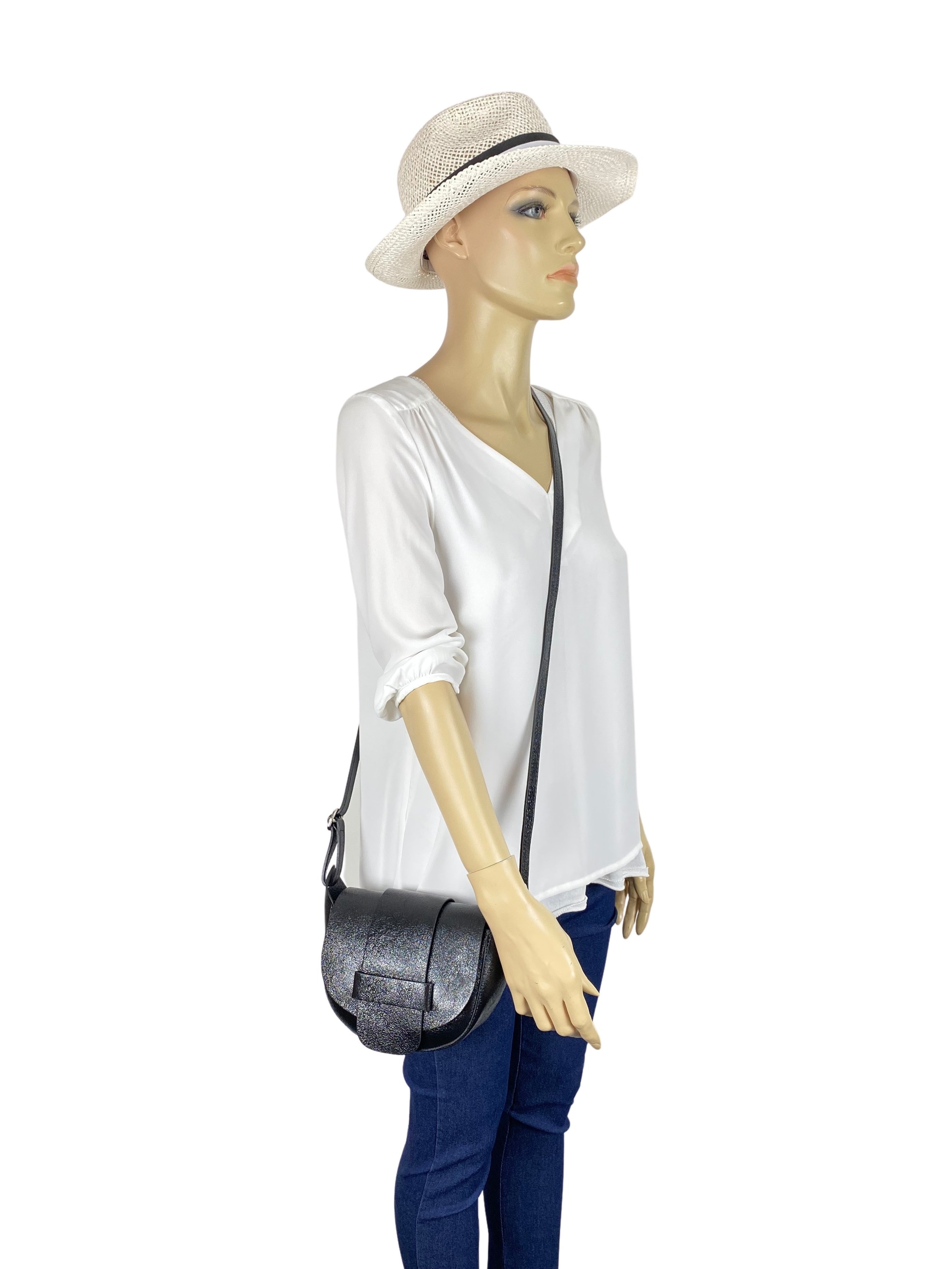 COLLEZIONE ALESSANDRO Abendtasche »Blink« aus Leder in Metalic-Finish