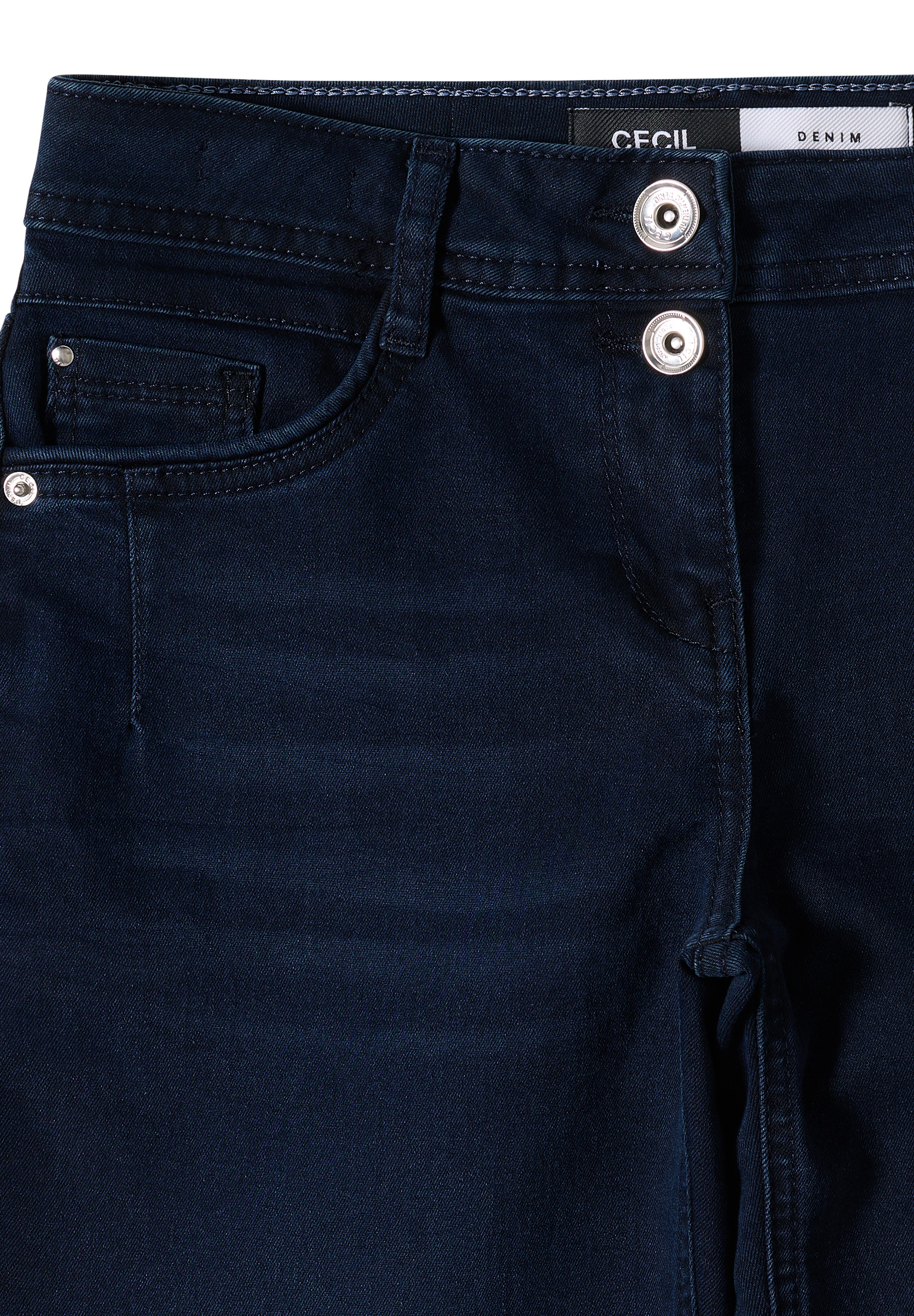 Thumbnail - Cecil Comfort-fit-Jeans Middle Waist