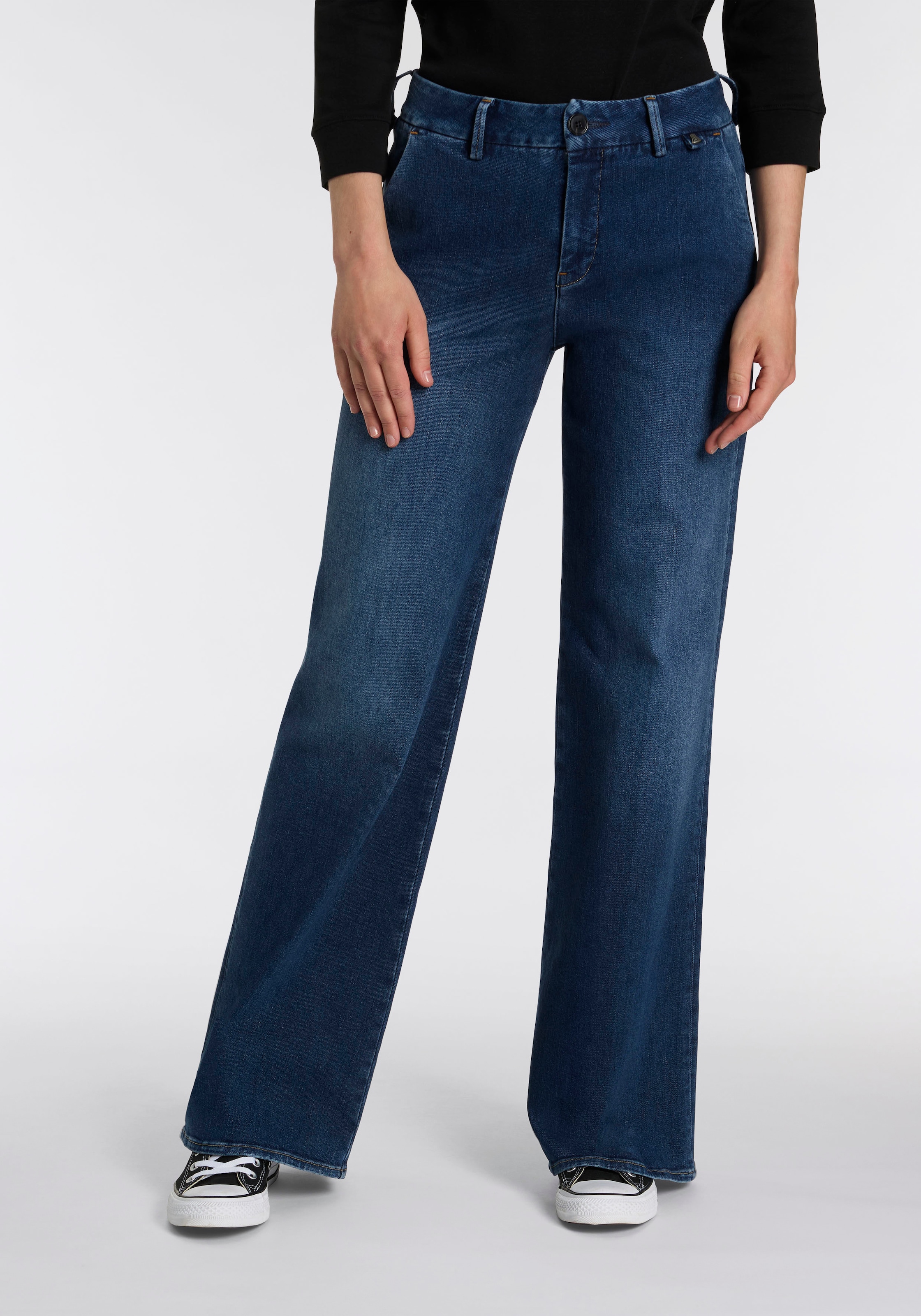 Herrlicher Schlagjeans "Lovely Flared Denim Cashmere Touch", im Flared Fit günstig online kaufen