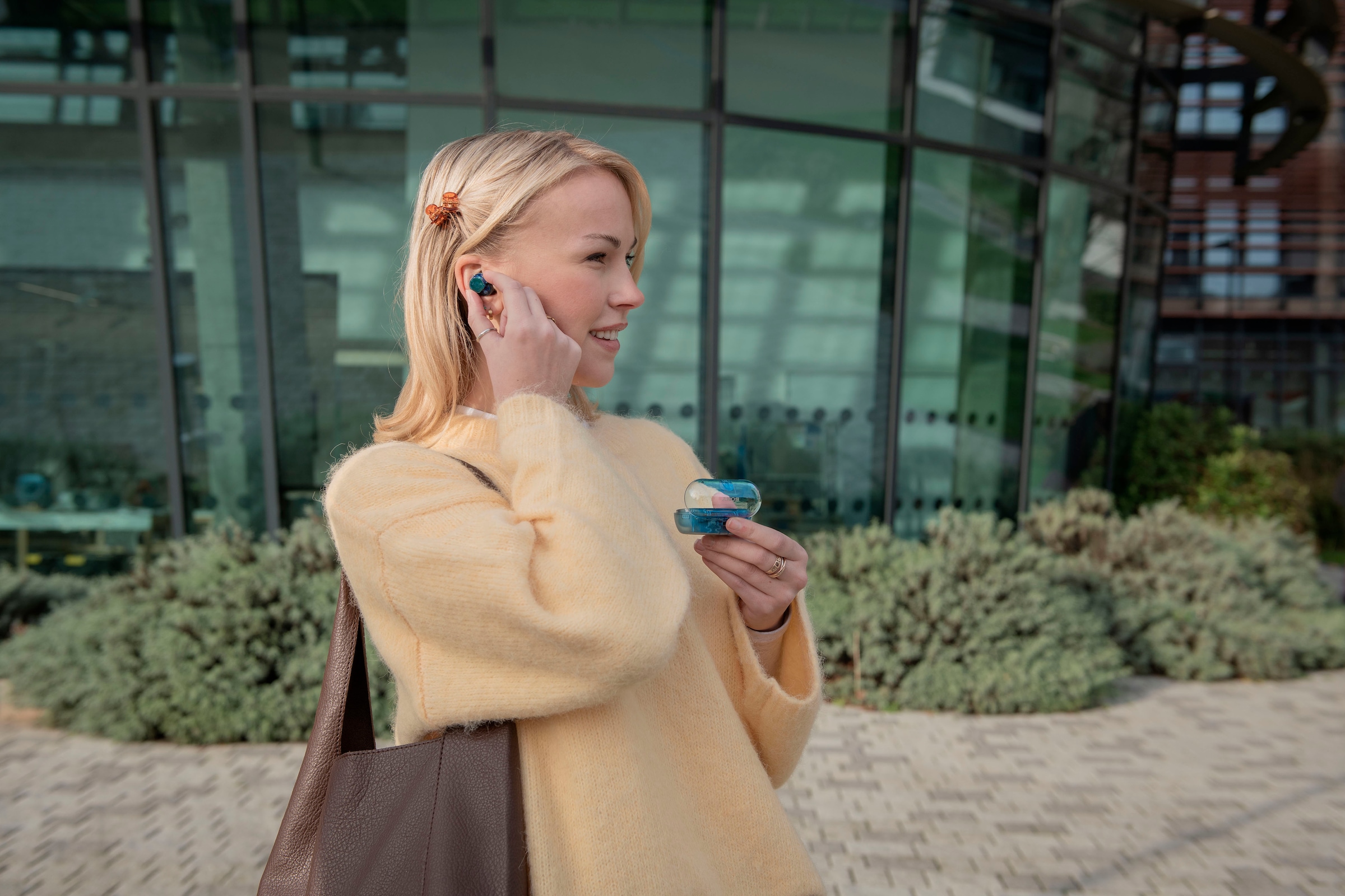 Sony In-Ear-Kopfhörer »WF-C710N«, Bluetooth-A2DP Bluetooth-AVRCP Bluetooth (Audio Video Remote Control Profile)-HFP-HSP, Active Noise Cancelling (ANC)-Freisprechfunktion-Multi-Point-Verbindung-Rauschunterdrückung-Sprachsteuerung