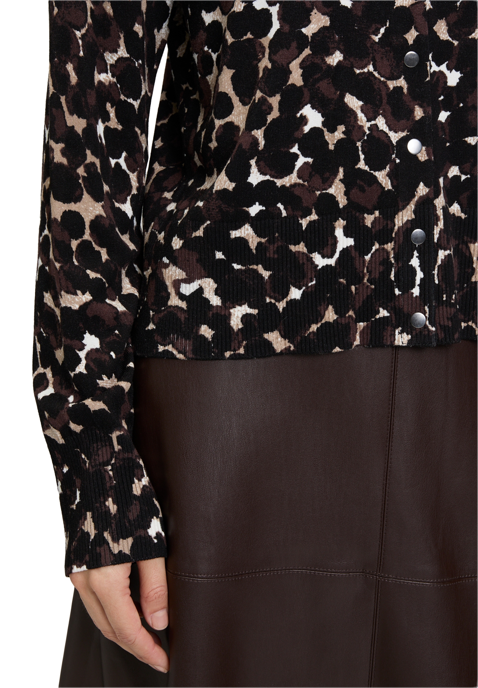 Betty Barclay Strickjacke »Betty Barclay Damen Feinstrickjacke mit überschnittenen Ärmeln«