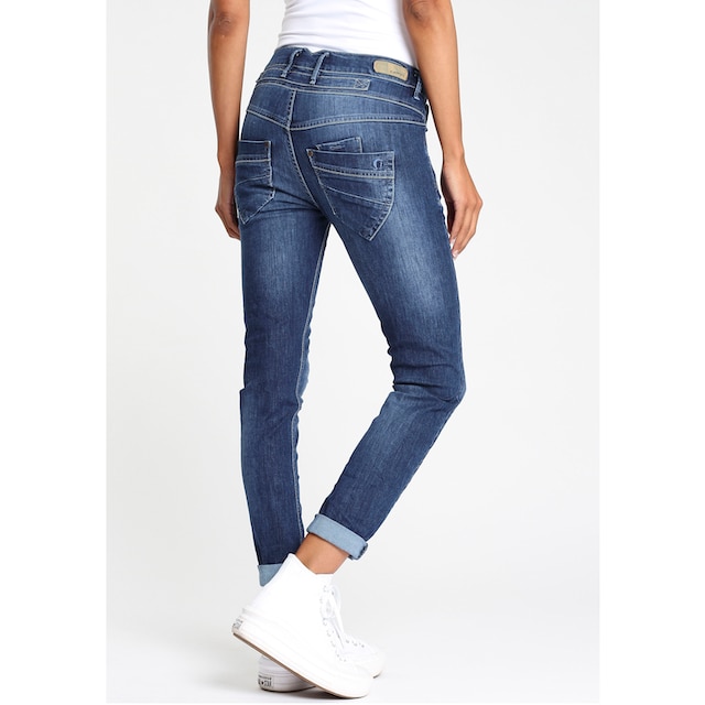 GANG Slim-fit-Jeans »94Marge«, mit besonderem 4-Knopf-Verschluss für kaufen  | BAUR