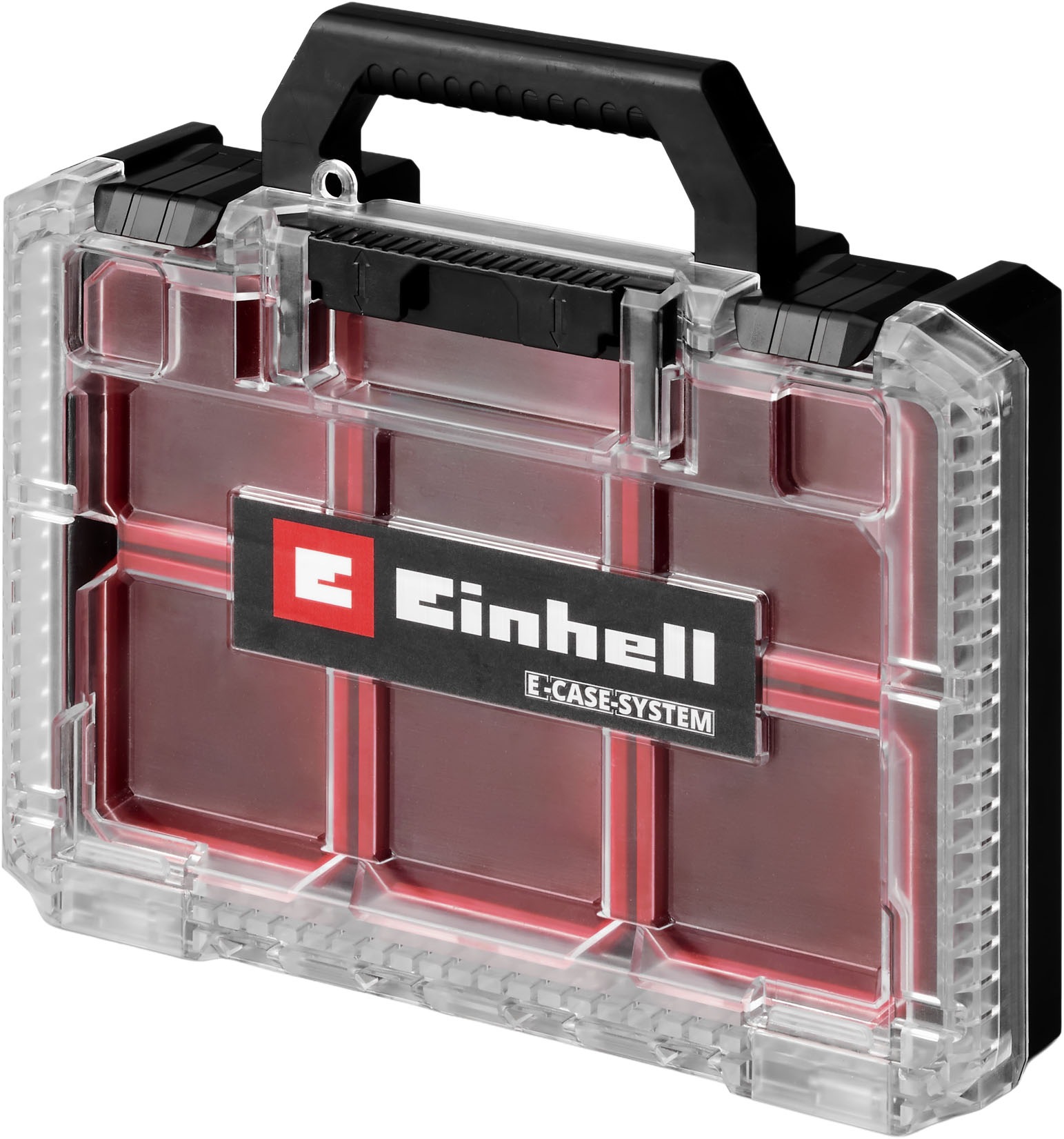 EINHELL Werkzeugkoffer "E-Case Half Size"rot, schwarz, Aufbewahrungsboxen