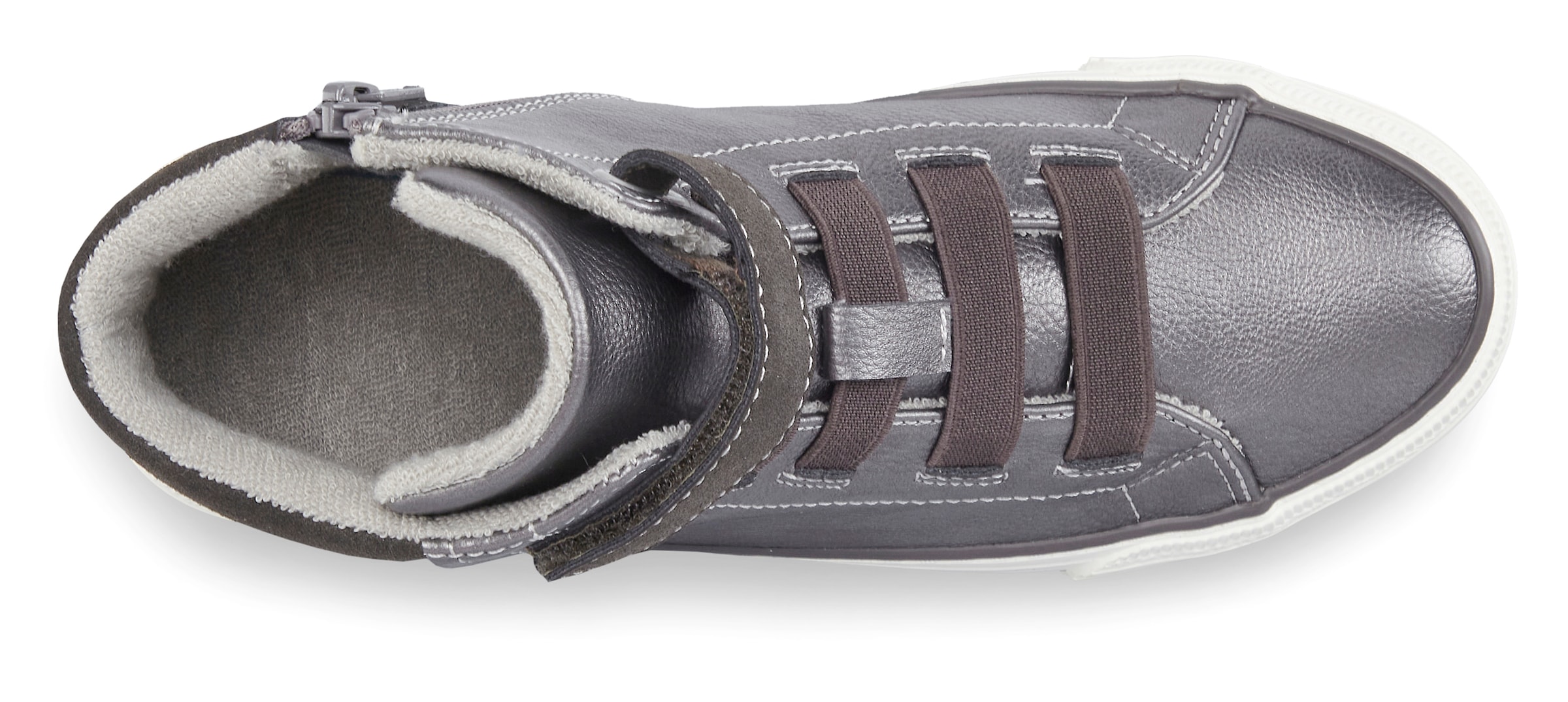 LASCANA Sneaker, High Top-Sneaker, Freizeitschuh VEGAN