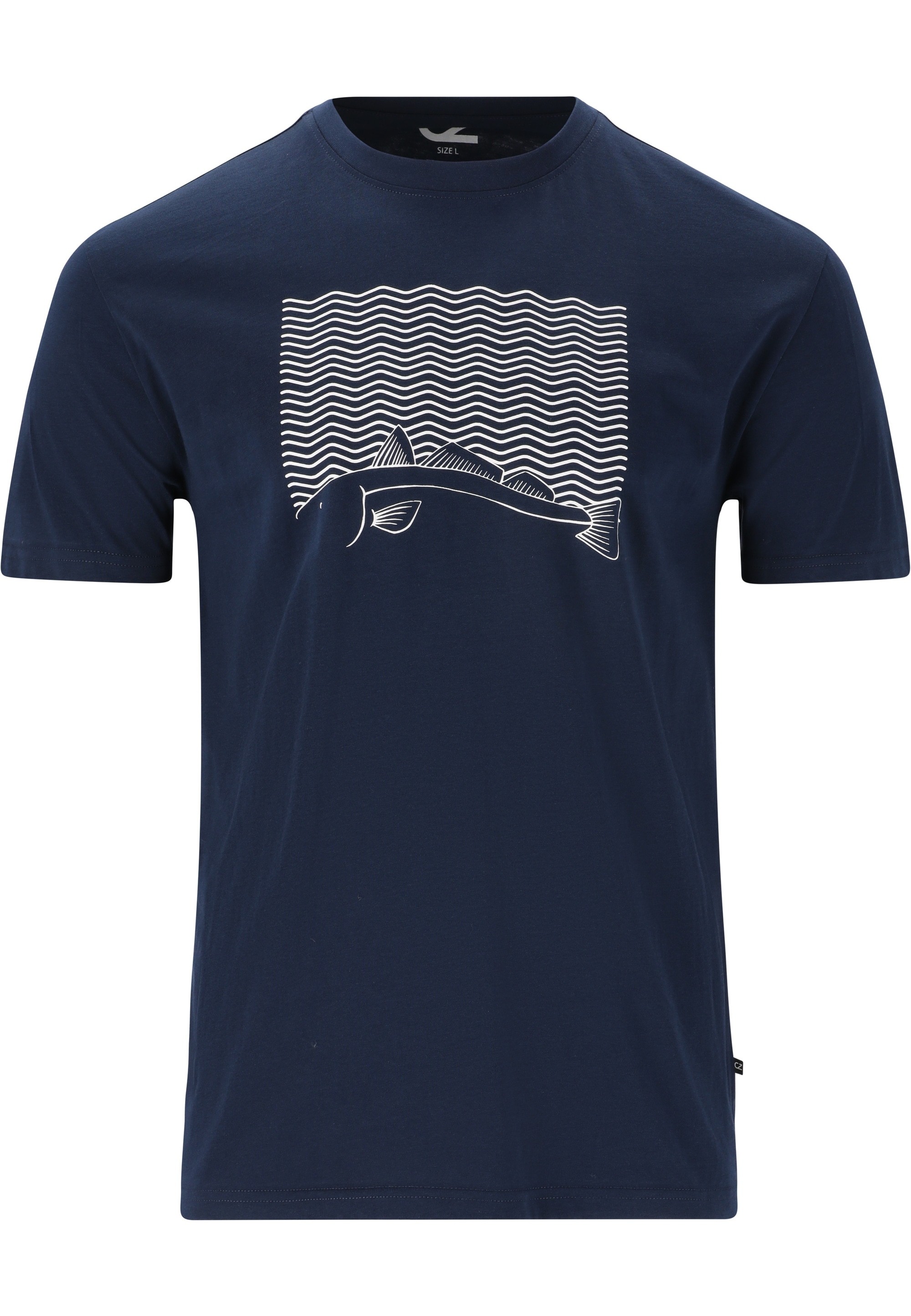 CRUZ T-Shirt »Gander«, aus atmungsaktiver Baumwolle mit modischem Print