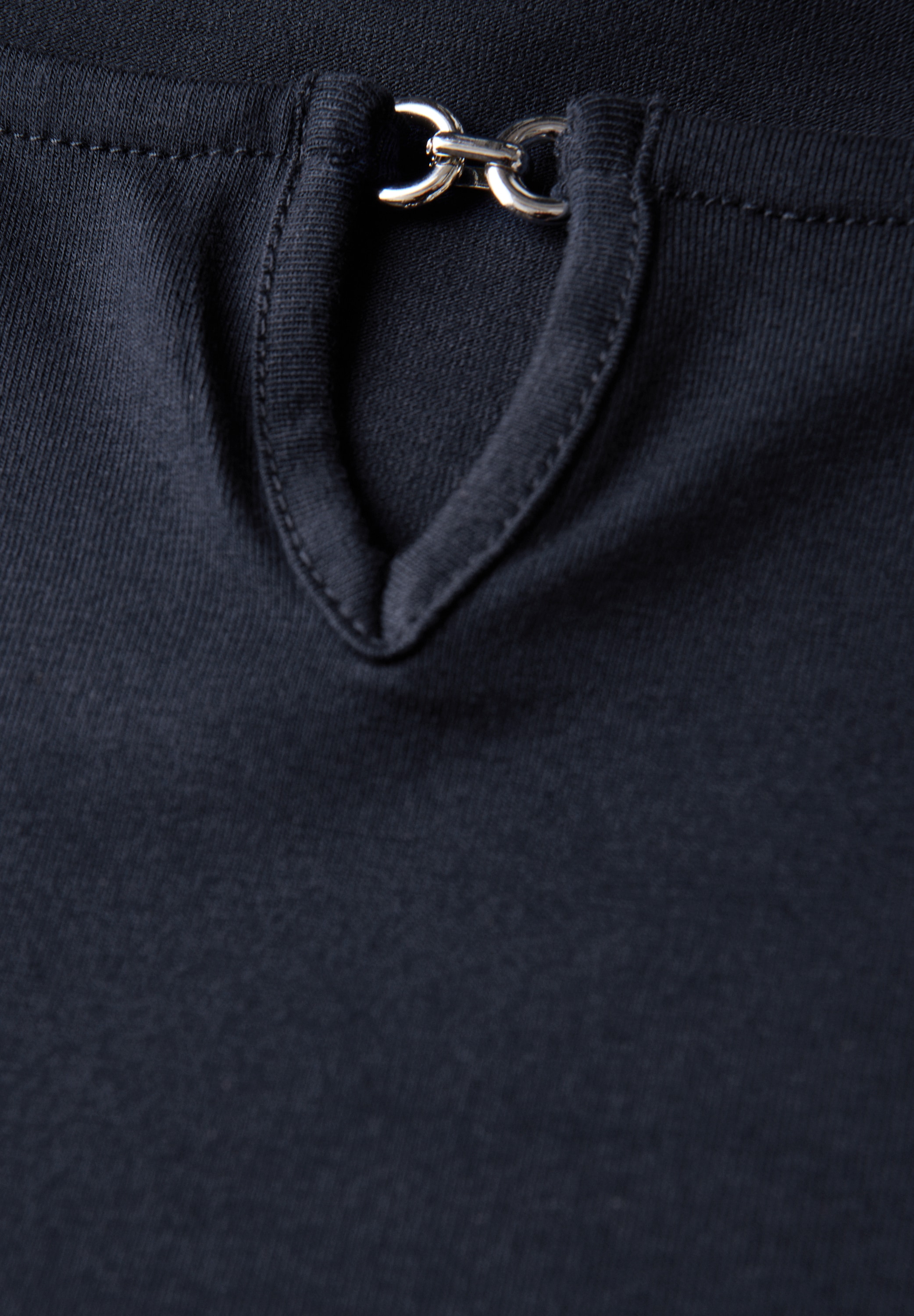 STREET ONE T-Shirt, mit Materialmix