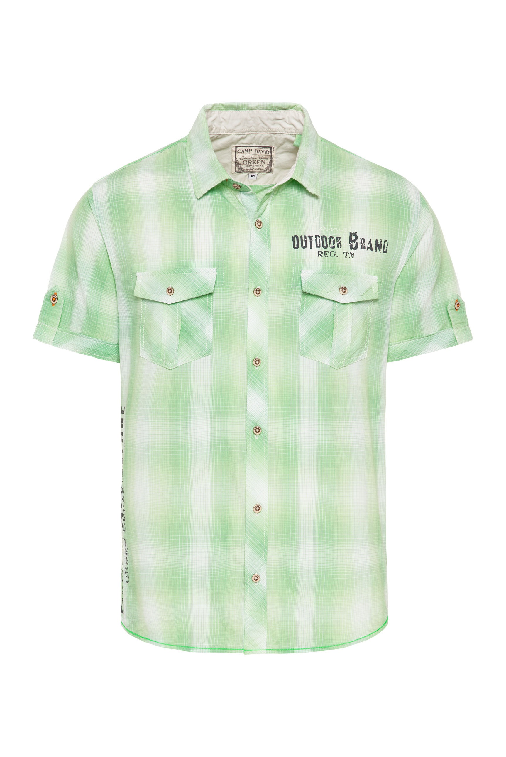 CAMP DAVID Kurzarmhemd aus Baumwolle günstig online kaufen