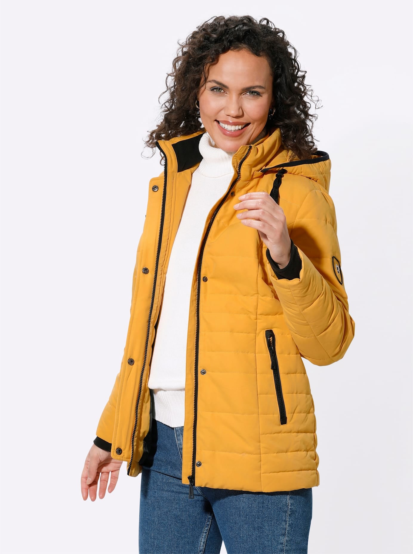 Casual Looks Steppjacke, mit Kapuze