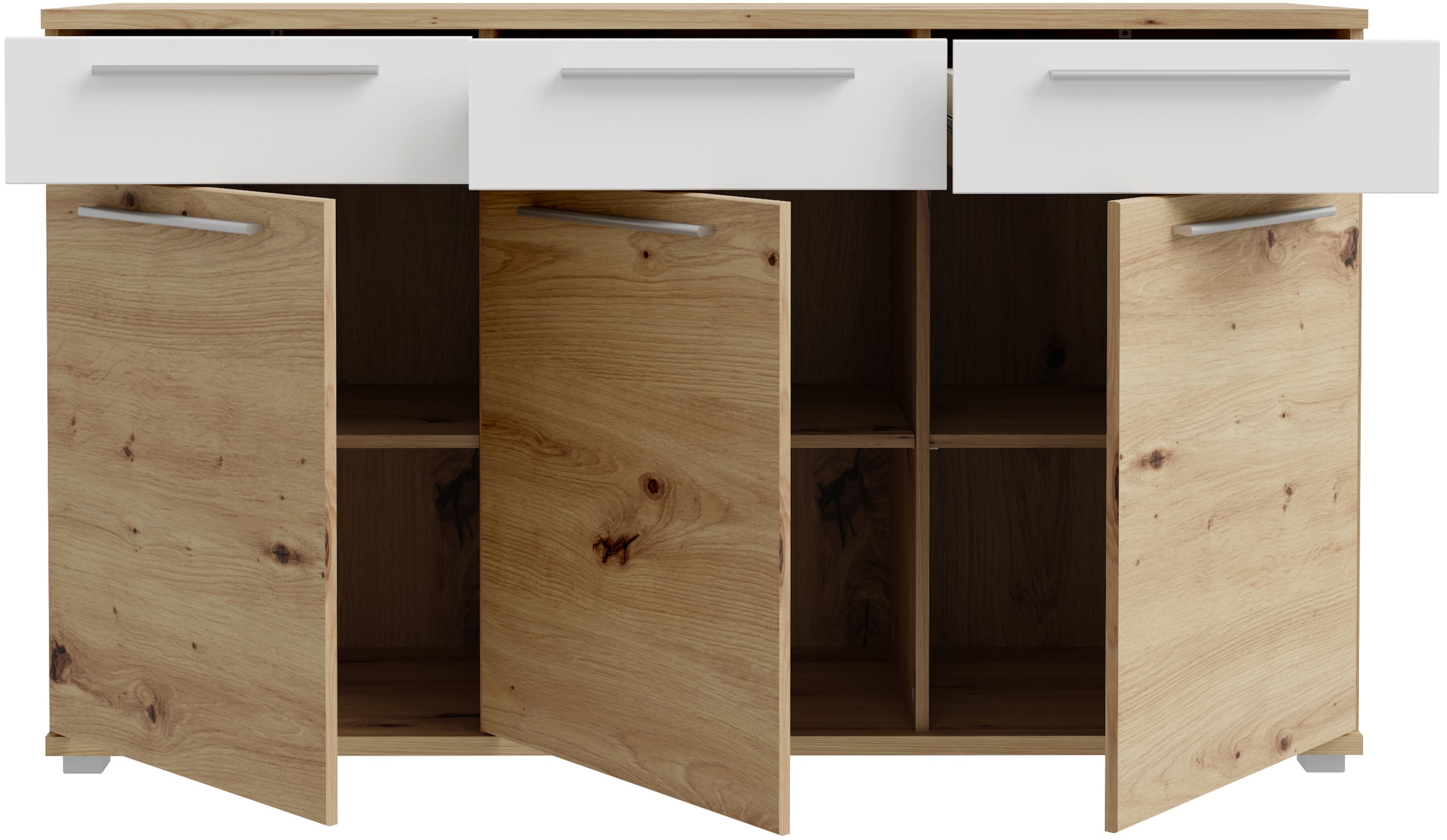 FORTE Sideboard »Allister«, viel Stauraum, trendiges Dekor