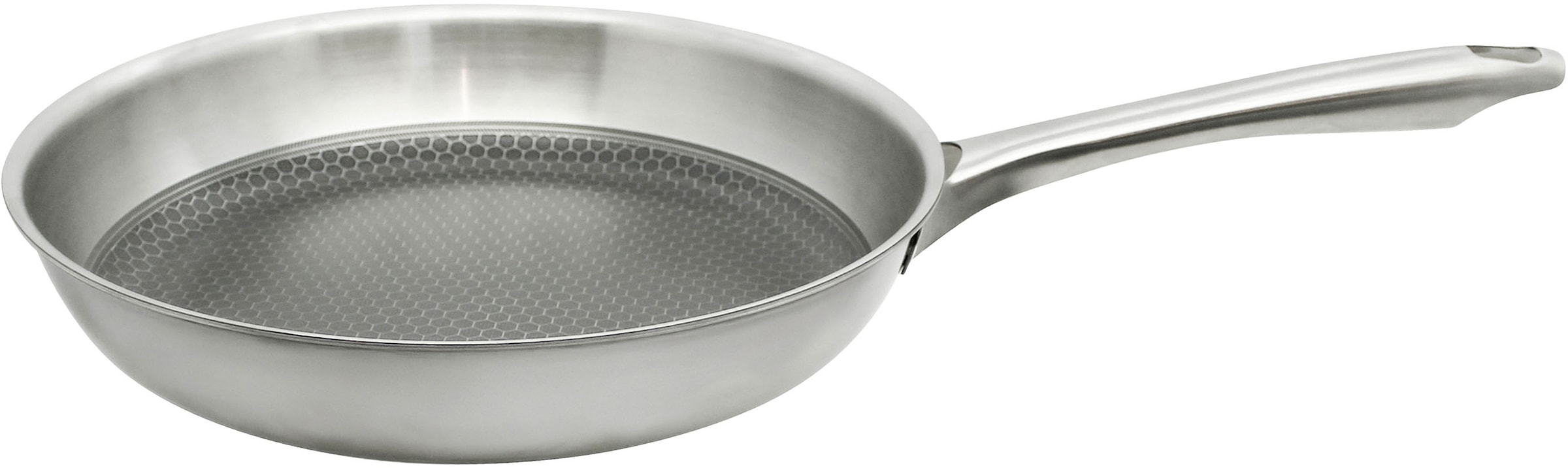 Elo Pfannen-Set »Bratpfanne Relief Passion, Set 2-teilig«, Edelstahl 18/10, (Set, 2 tlg.), Edelstahl Mehrschicht