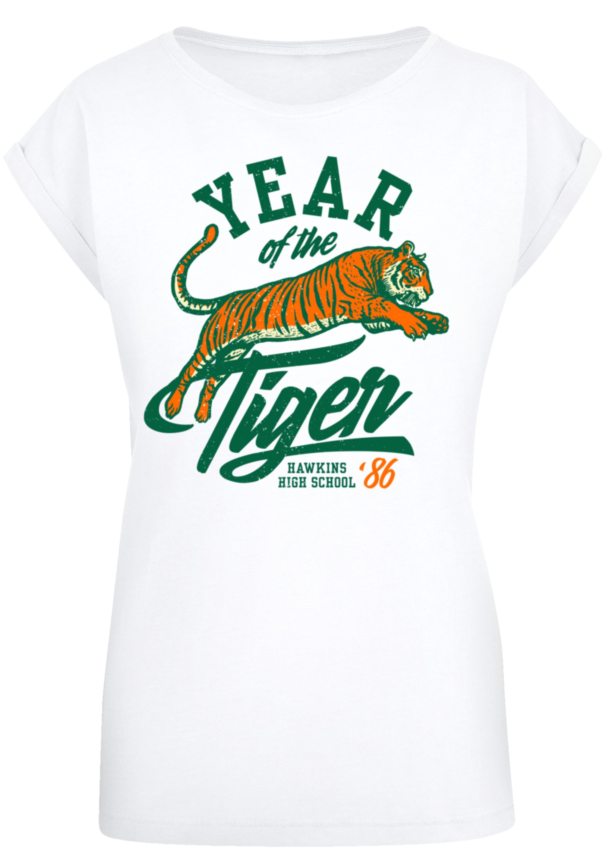 F4NT4STIC T-Shirt »Stranger Things Hawkins Year of The Tiger 86«, Premium Qualität