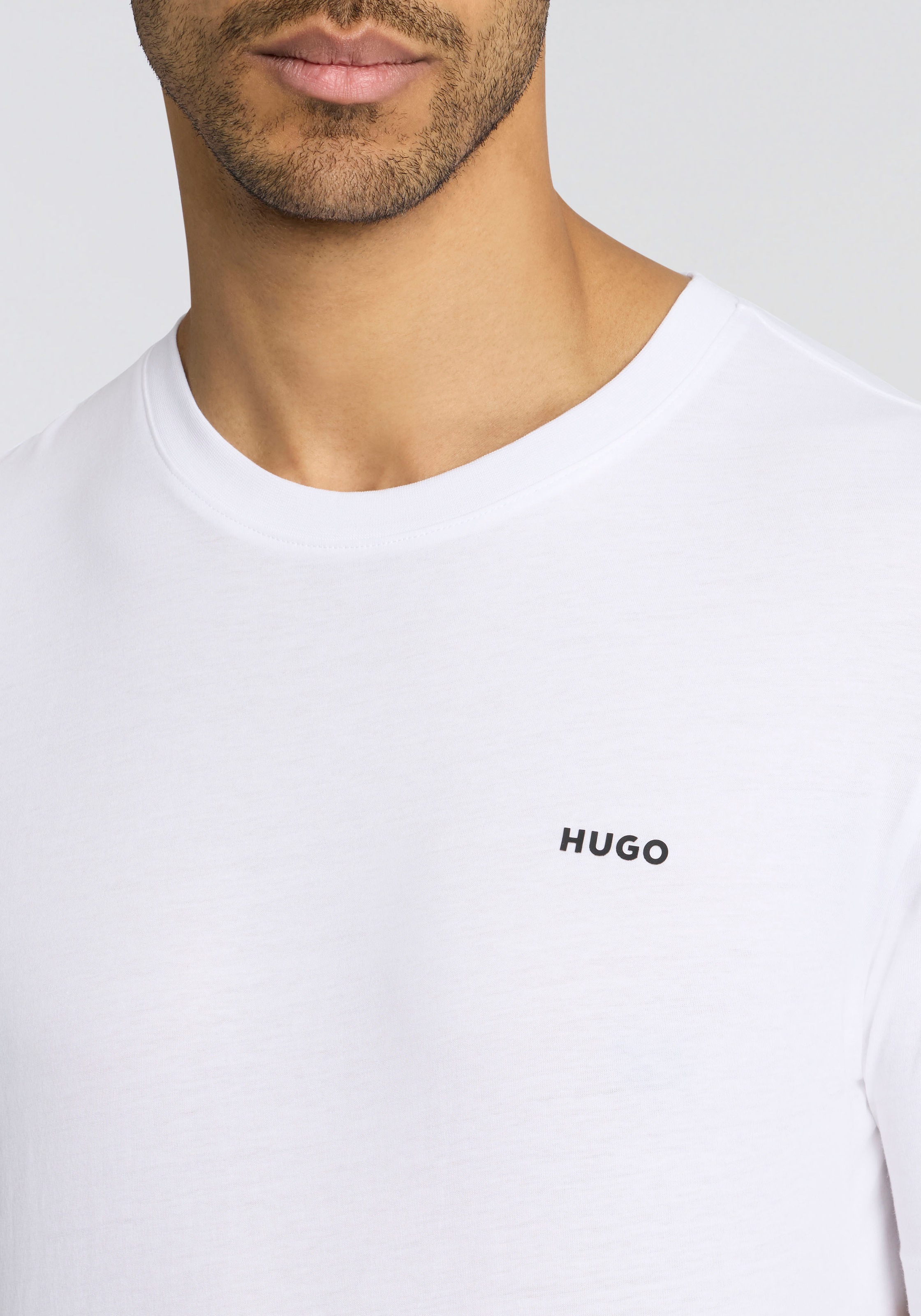 Hugo T-shirt à Manches Courtes Dero222 White XL Homme 6