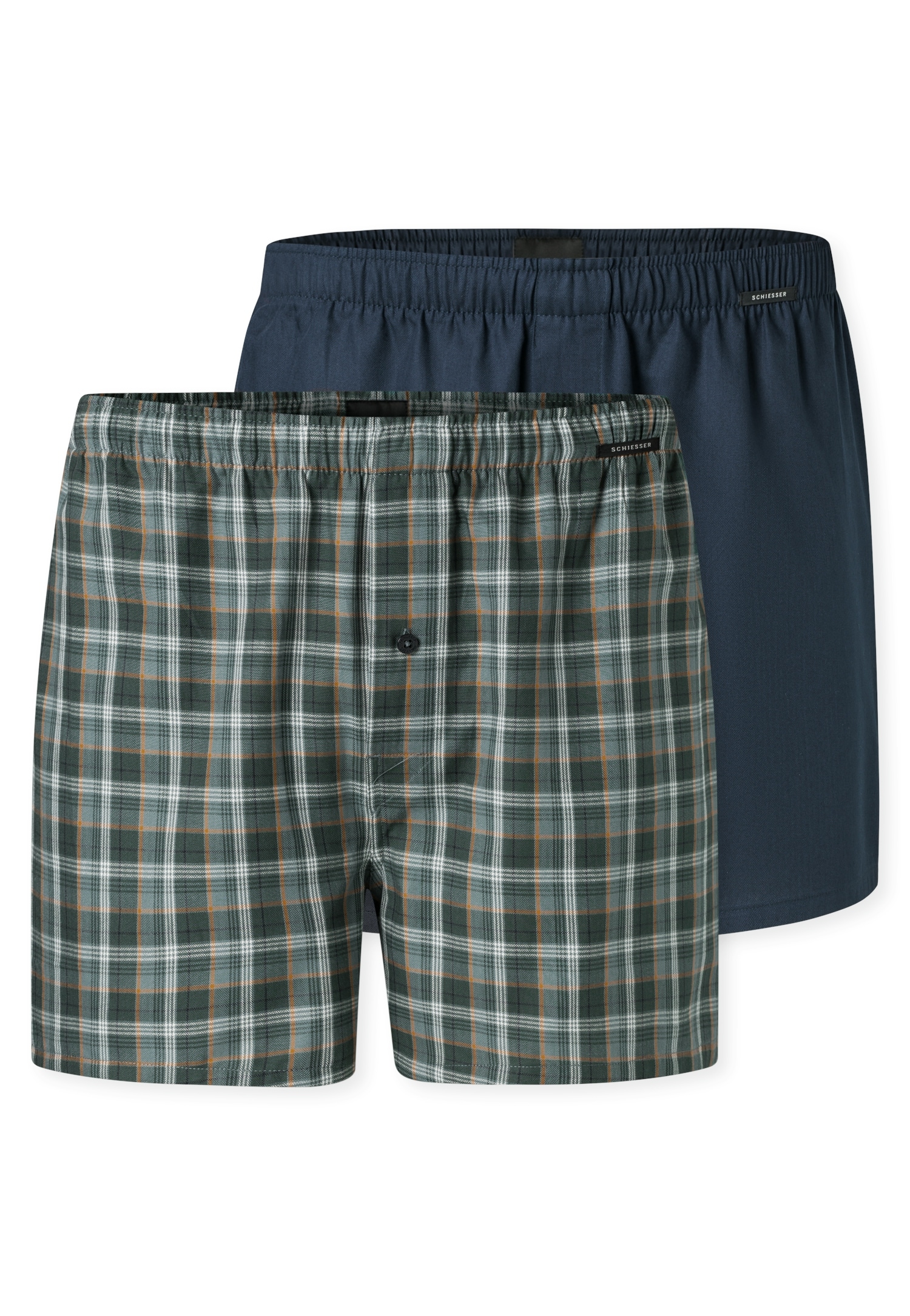 Schiesser Weiter Boxer "Boxershorts Multipacks" 2er Pack, mit Eingriff, Kno günstig online kaufen