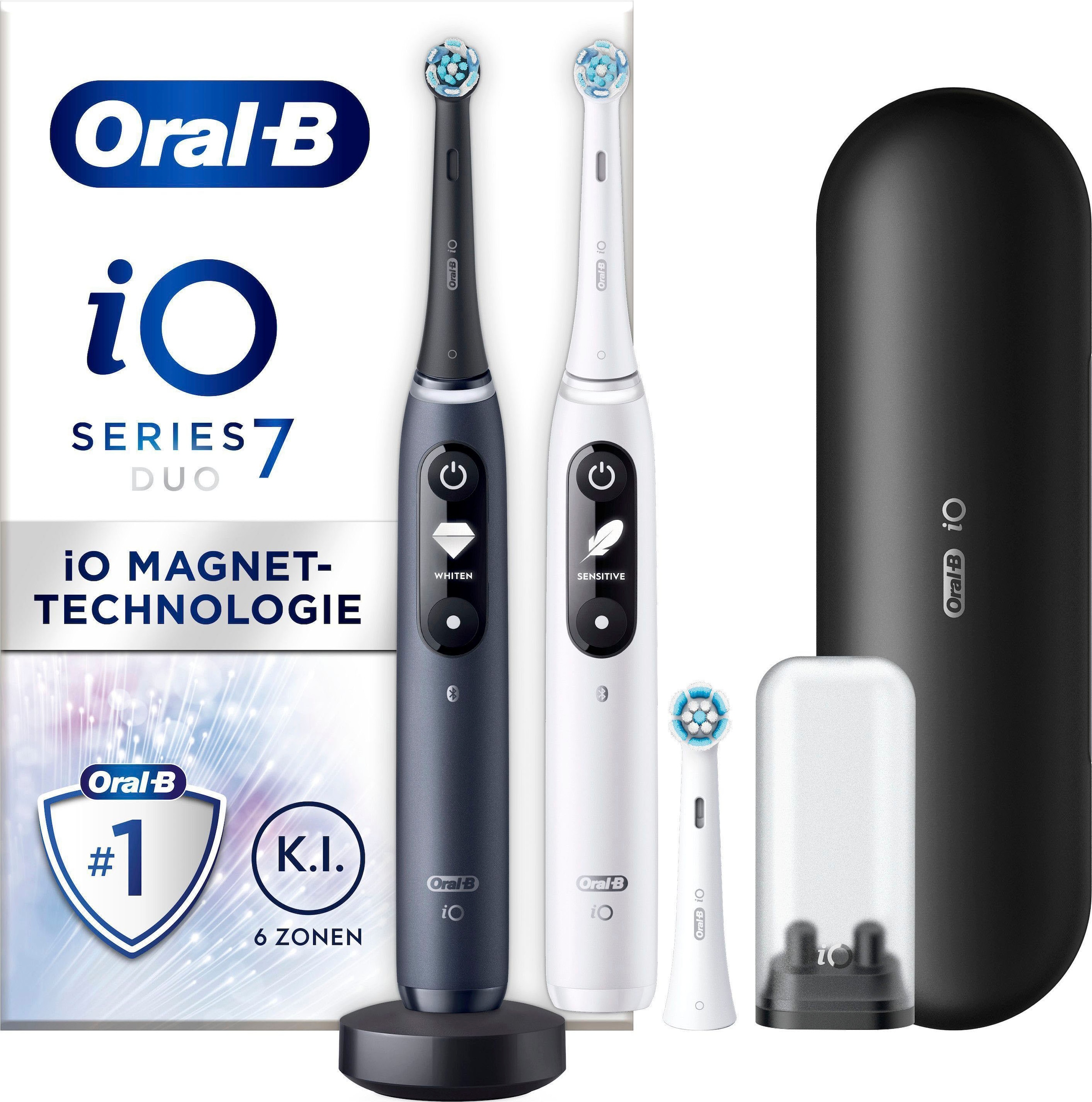 Oral B Elektrische Zahnbürste 5 Putzmodi Aufsteckbürsten, | BAUR 7«, St. 3 »iO