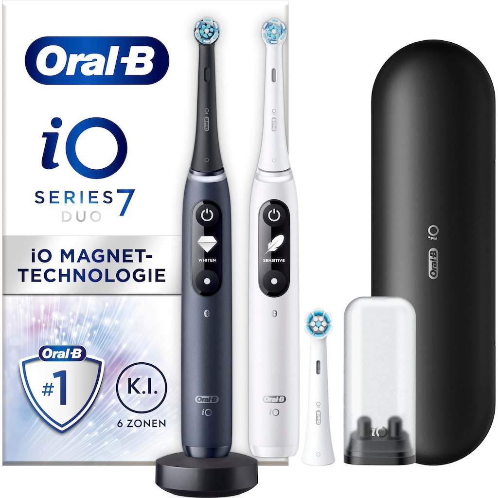 Oral-B Elektrische Zahnbürste »iO 7«, 3 St. Aufsteckbürsten, 5 Putzmodi