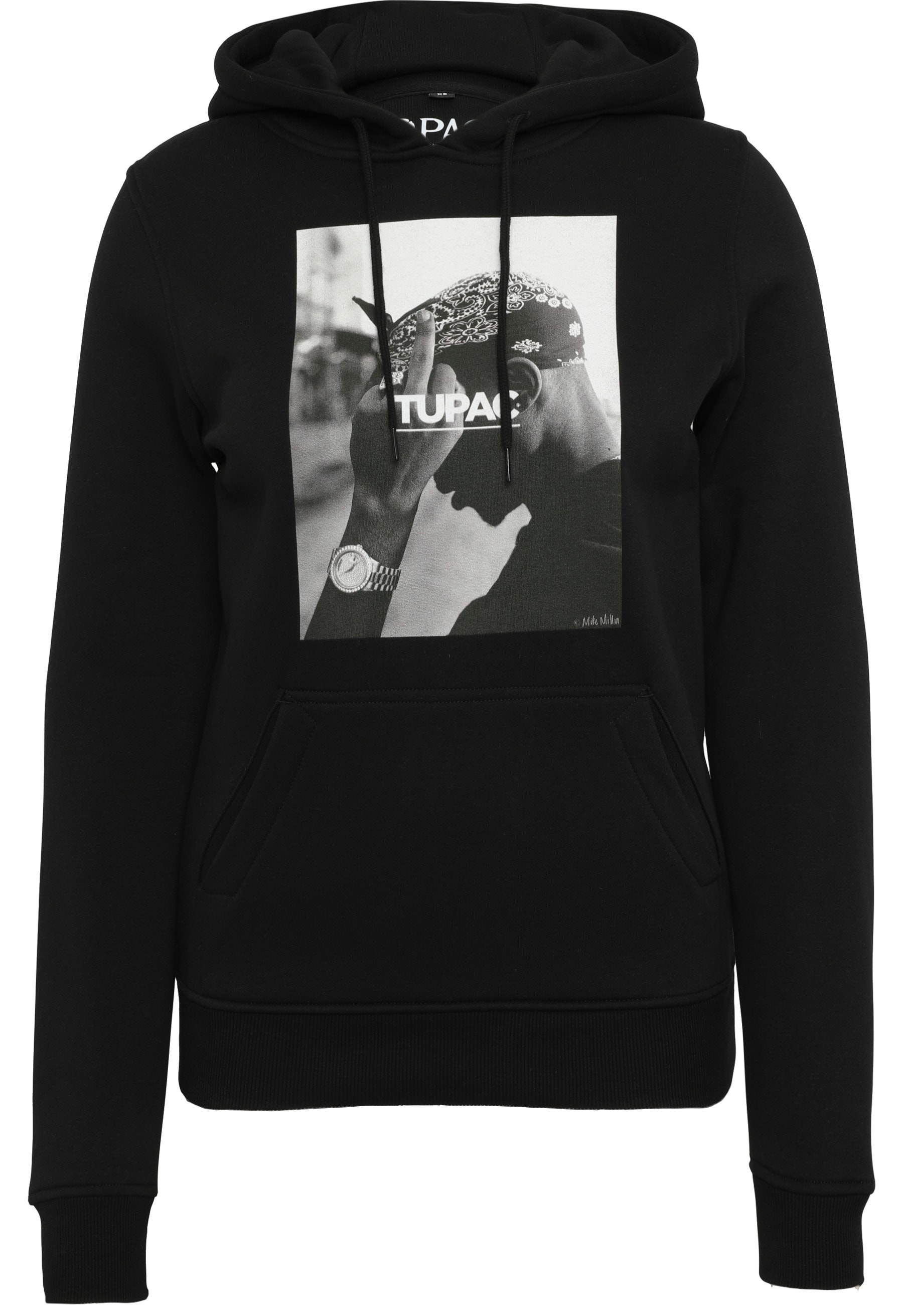 Merchcode Rundhalspullover "Merchcode Damen Ladies 2Pac F*ck The World Hoody" 1 Stk.