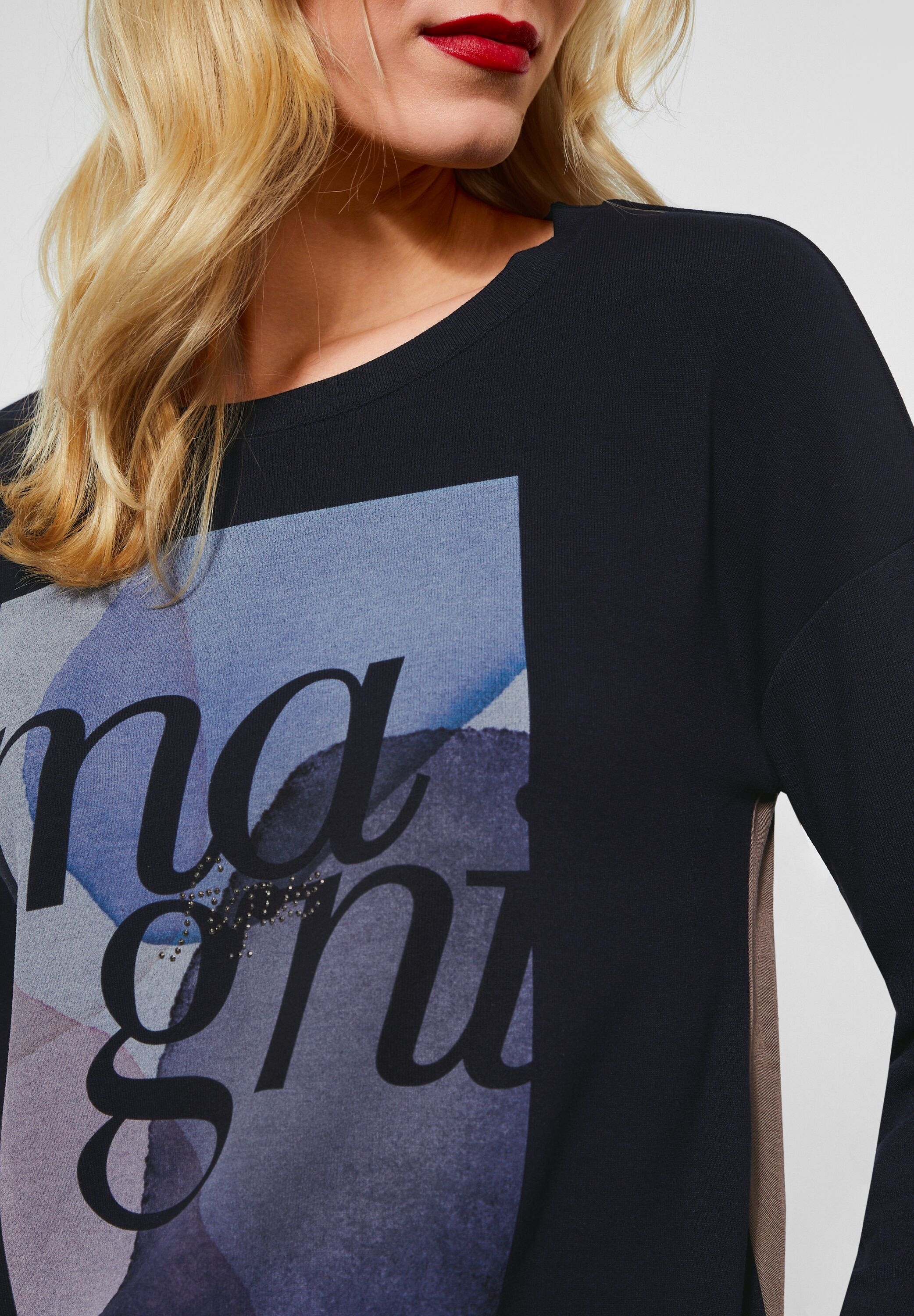 STREET ONE Print-Shirt, mit Rundhalsausschnitt