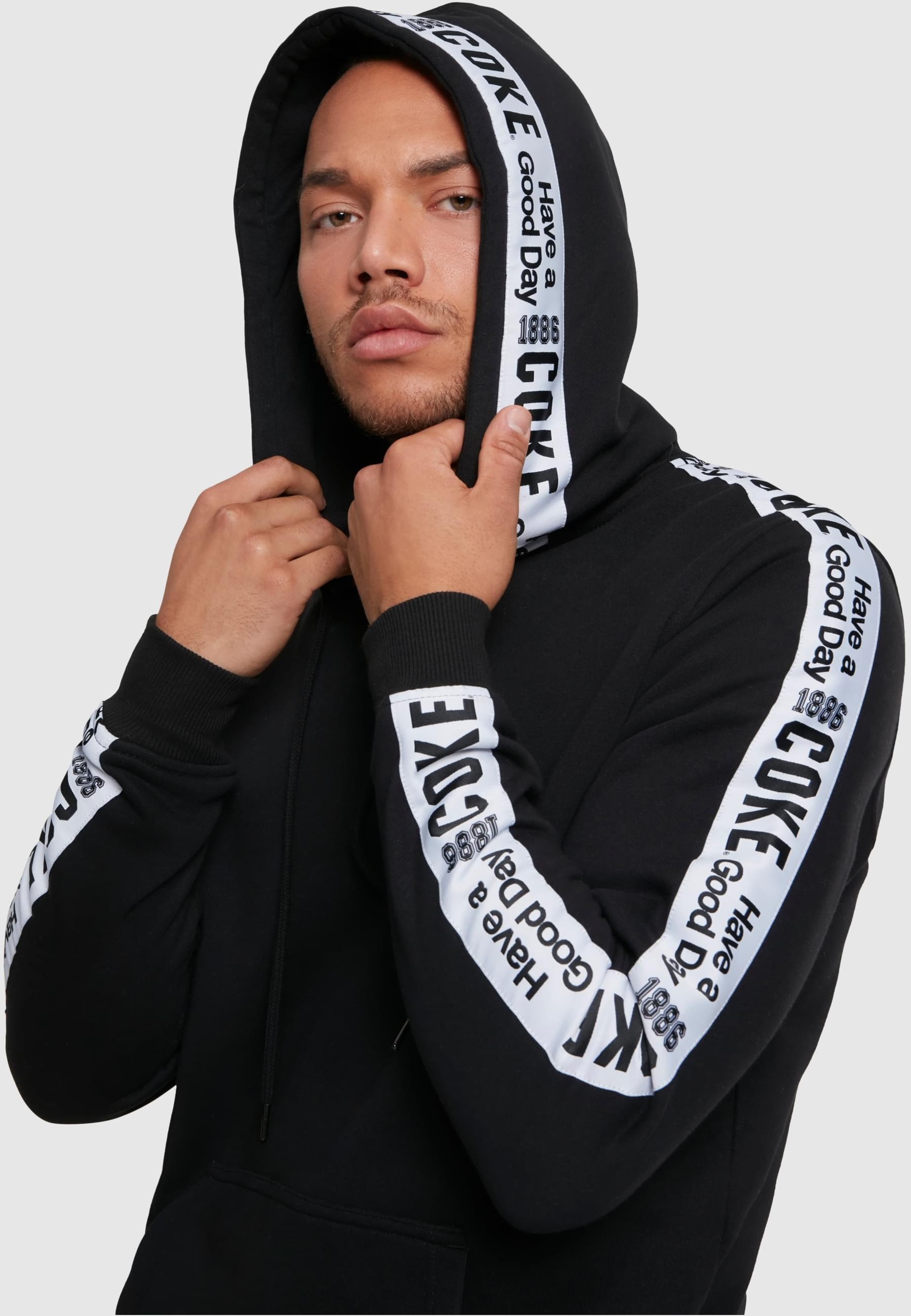 Merchcode Kapuzensweatshirt »Merchcode Herren Coke Tape Hoody«, (1 tlg.)