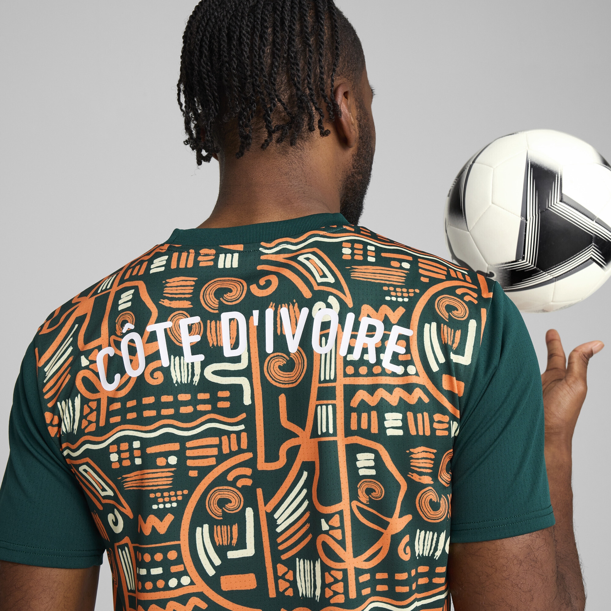 PUMA Trainingsshirt »Elfenbeinküste 2025 Pre-match Trikot Herren«