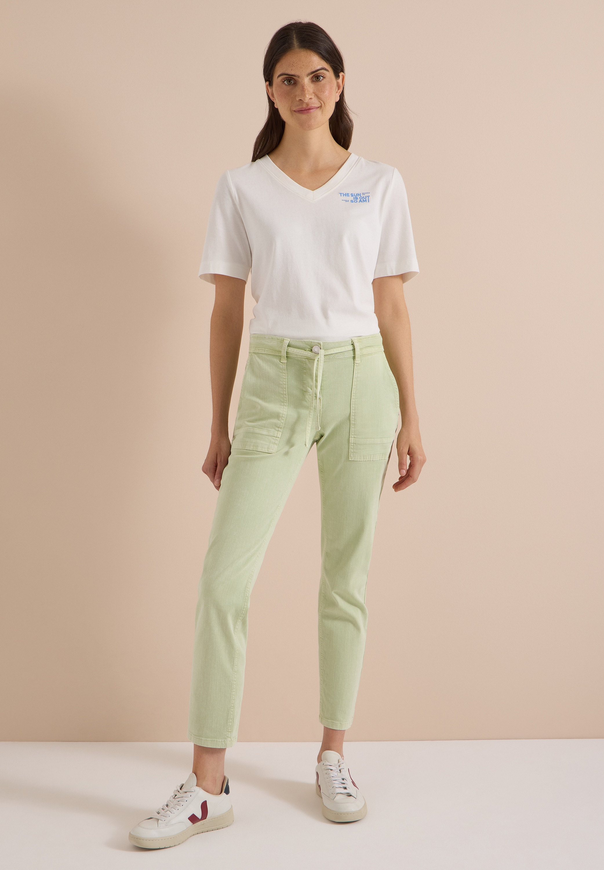 Cecil Comfort-fit-Jeans Middle Waist