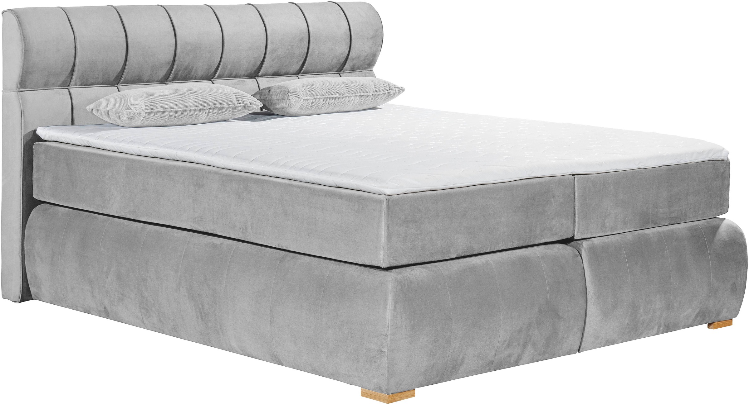 Places of Style Boxspringbett »Felicia«, in H4, inkl. Topper und Bettkasten