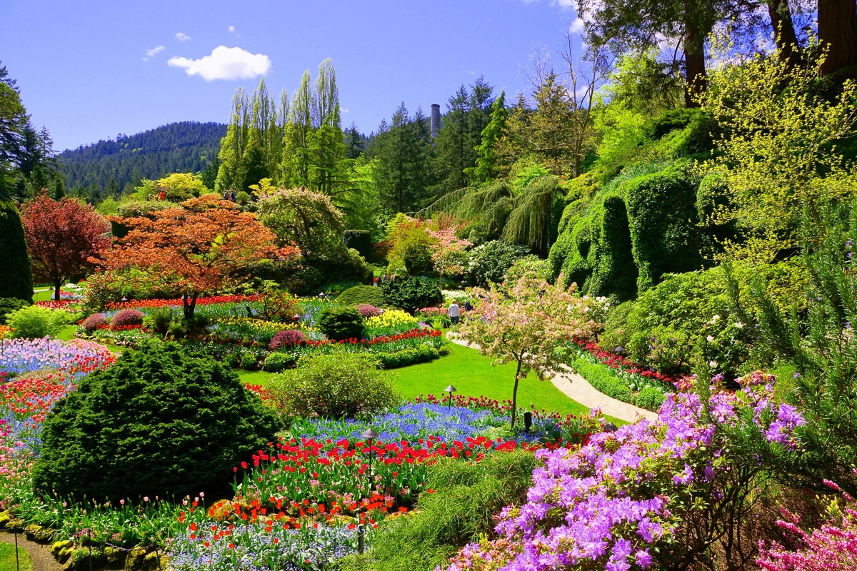 Papermoon Fototapete "Butchart Gardens" günstig online kaufen