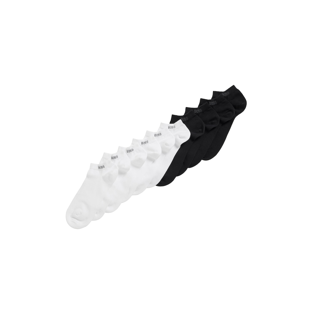 BOSS Sneakersocken »5P AS Uni Color CC«, (Packung, 5 Paar, 5er)