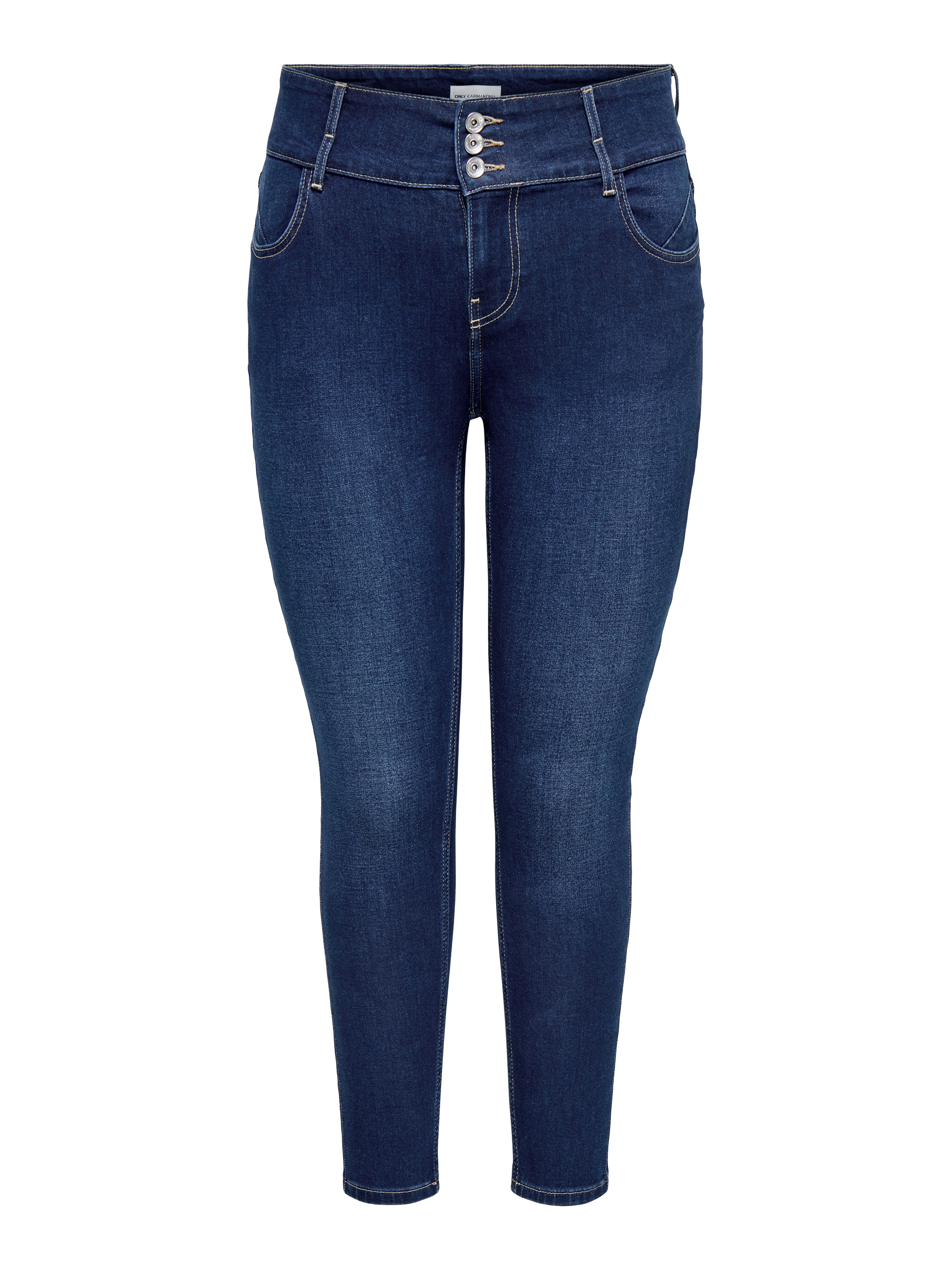 ONLY CARMAKOMA Skinny-fit-Jeans »CARANNA HW SKINNY ANK MBD DNM ANA«