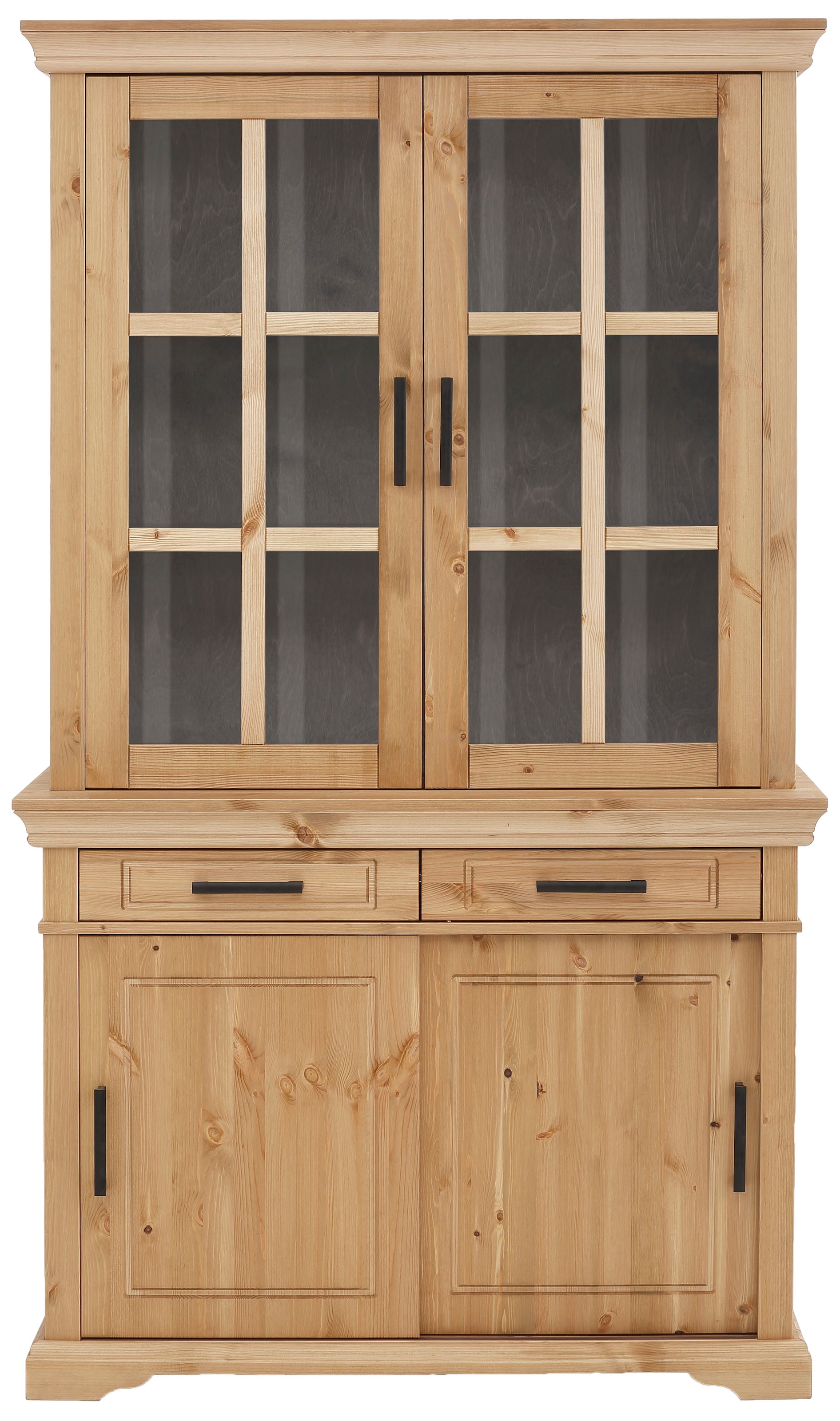 Sonderpreis-Highlights Home affaire Vitrine »Anabel«, massiver cm Breite BAUR aus | Kiefer, 110