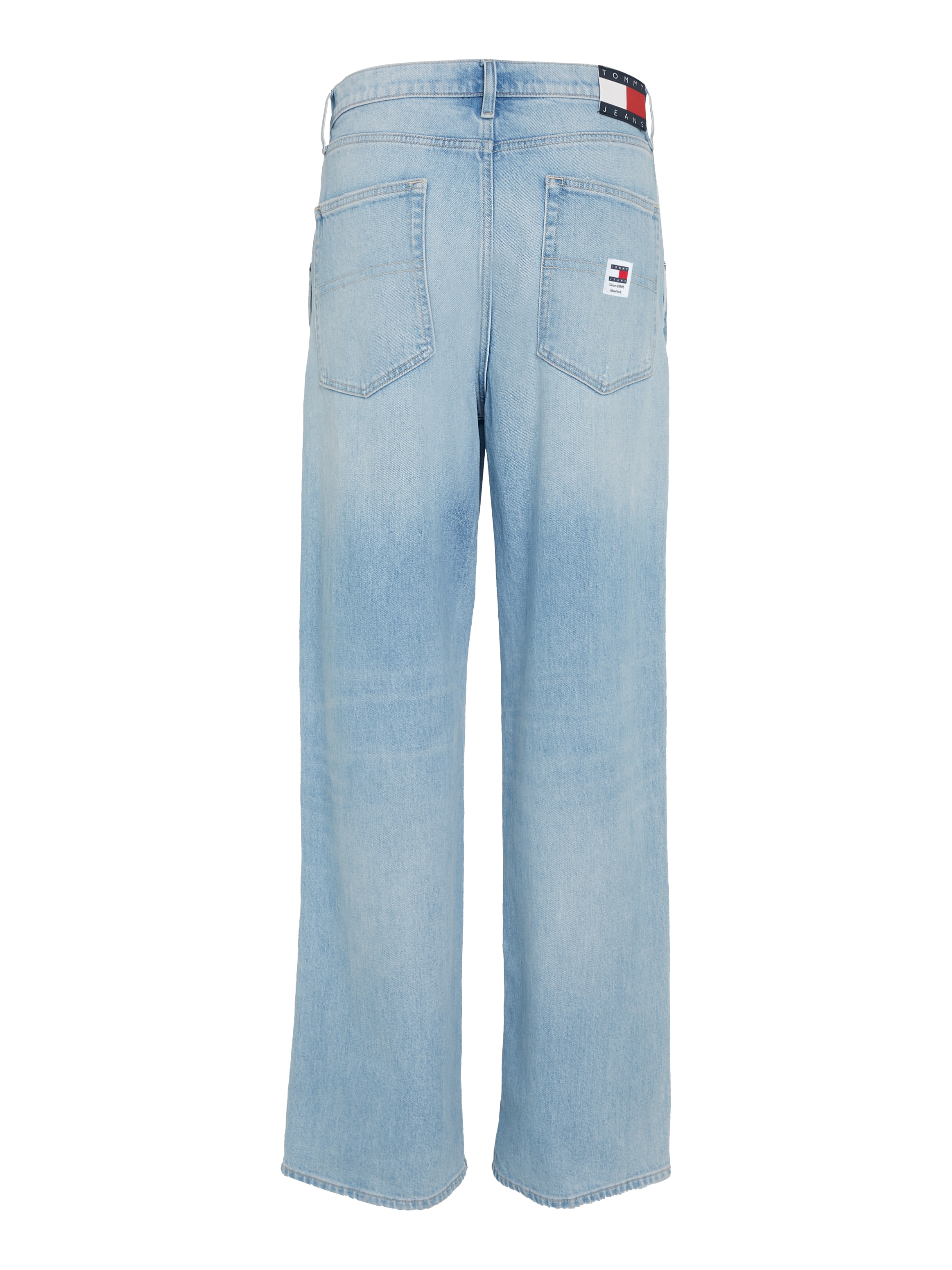 Tommy Jeans Weite Jeans »DAISY JEAN LW BGY BH6110«, mit Logostickerei